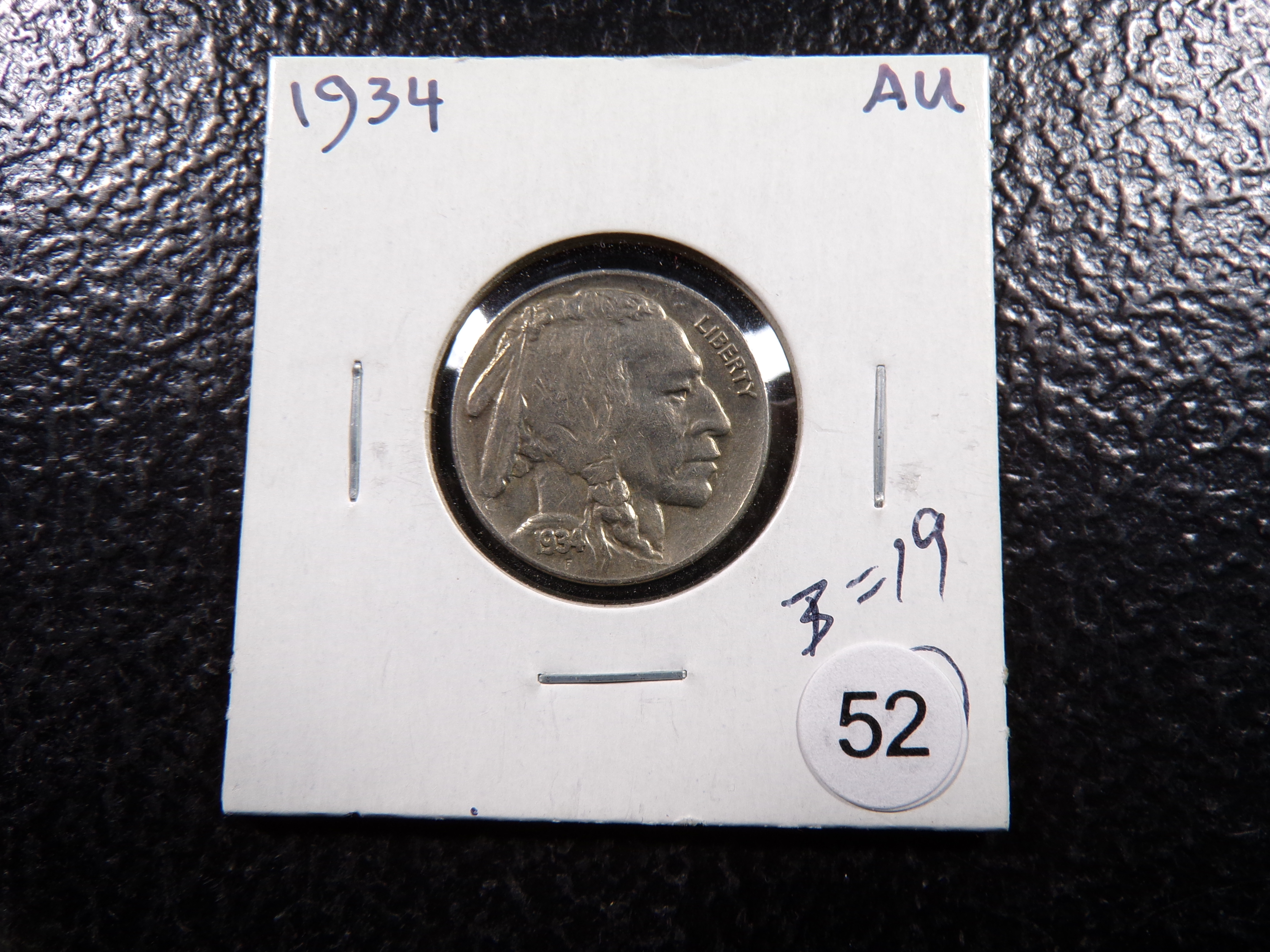 1934 INDIAN HEAD BUFFALO NICKEL