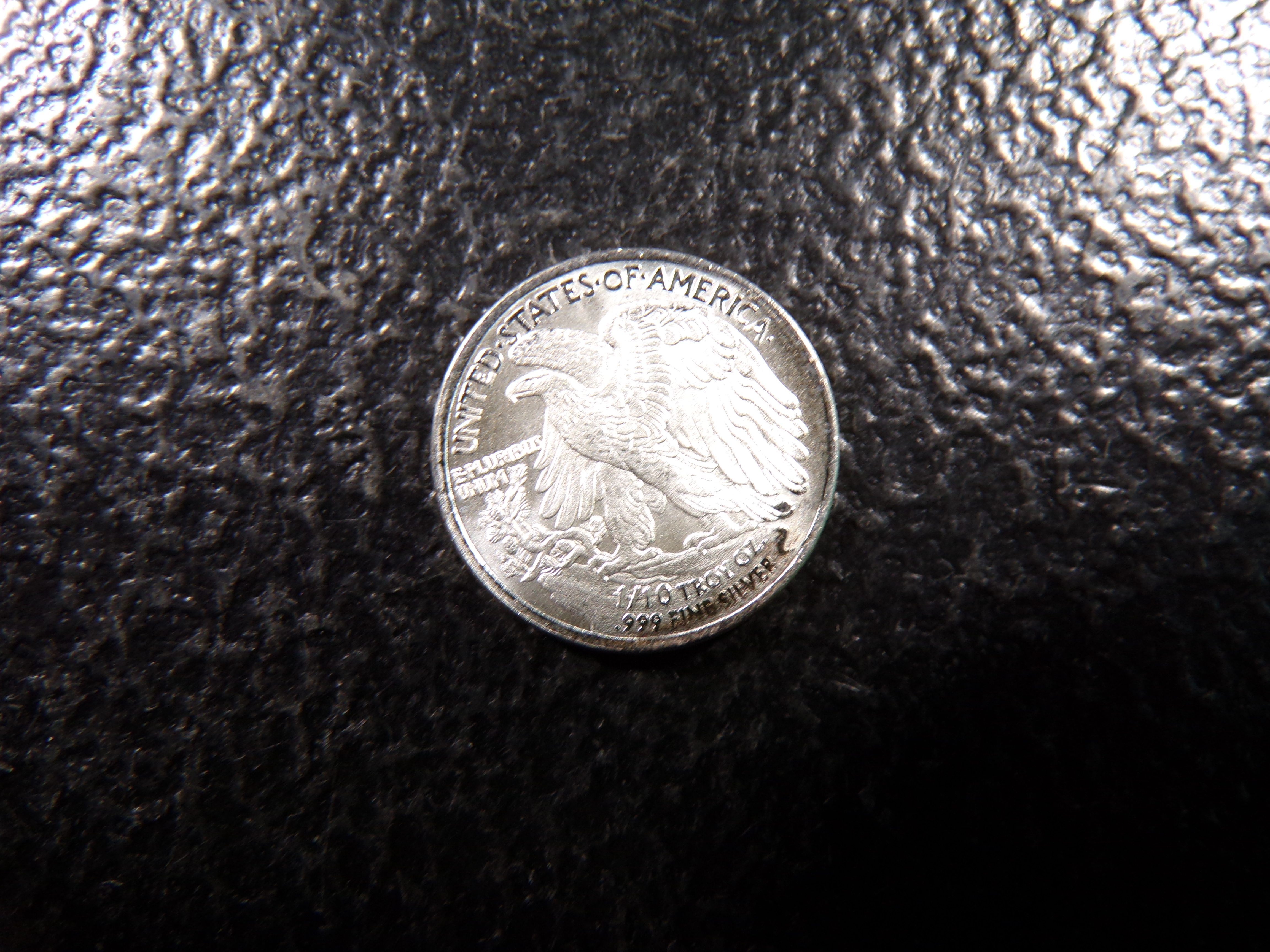1/10TH OUNCE .999 FINE SILVER WALKING LIBERTY DESIGN SILVER