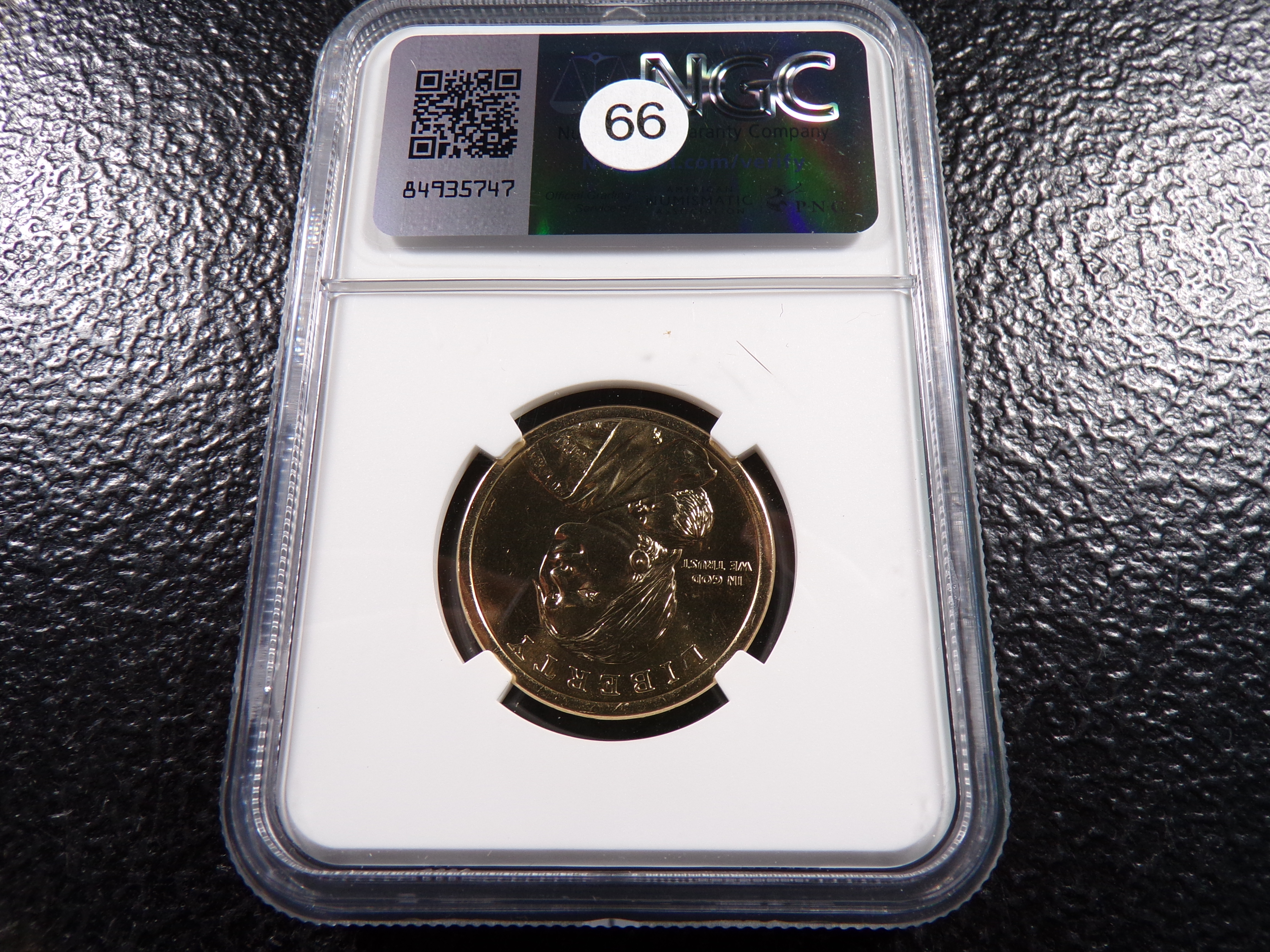 2022-D NGC MS67 ELY S PARKER SACAGAWEA DOLLAR