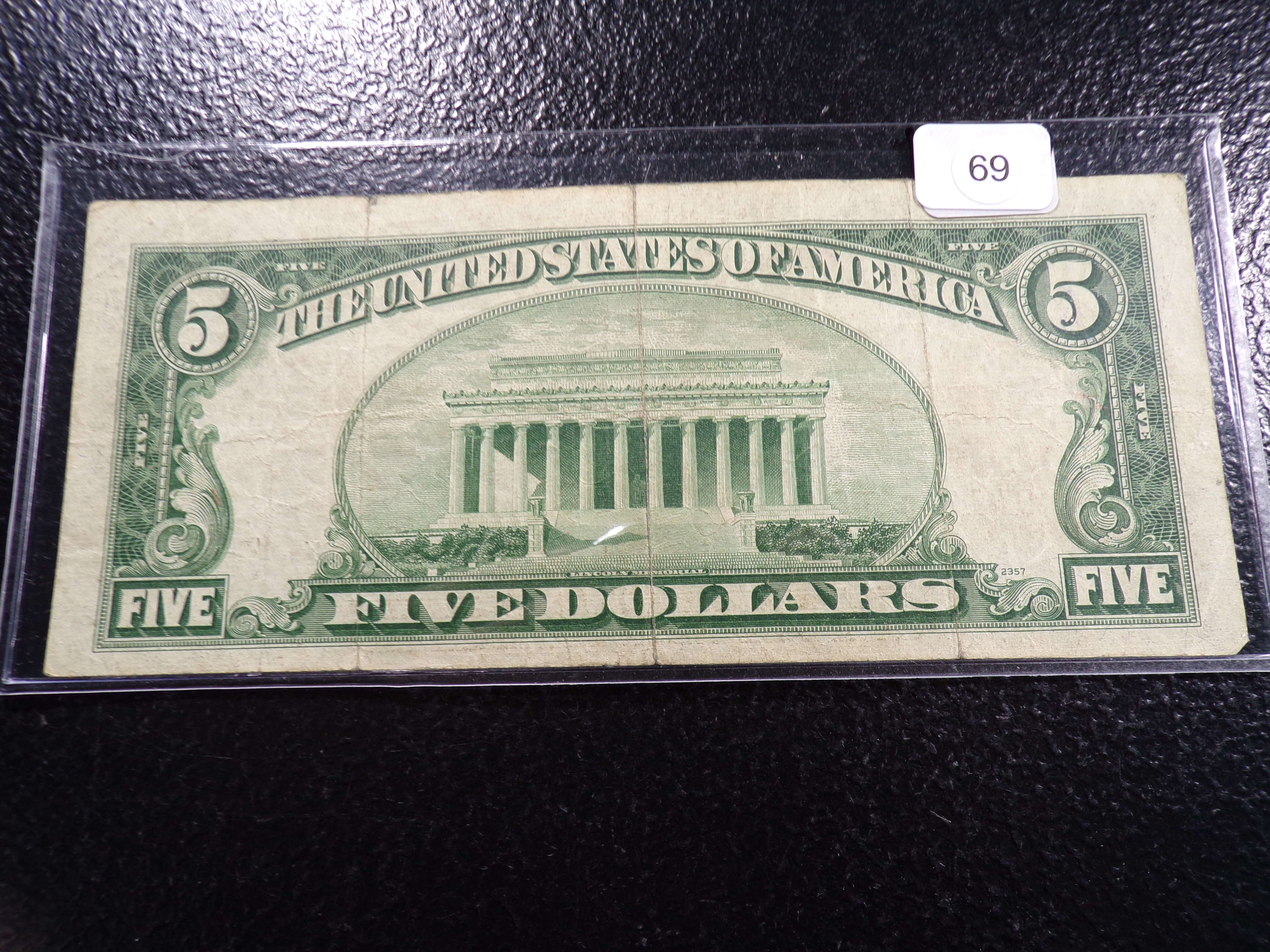 1953-A RED SEAL $5 UNITED STATES NOTE