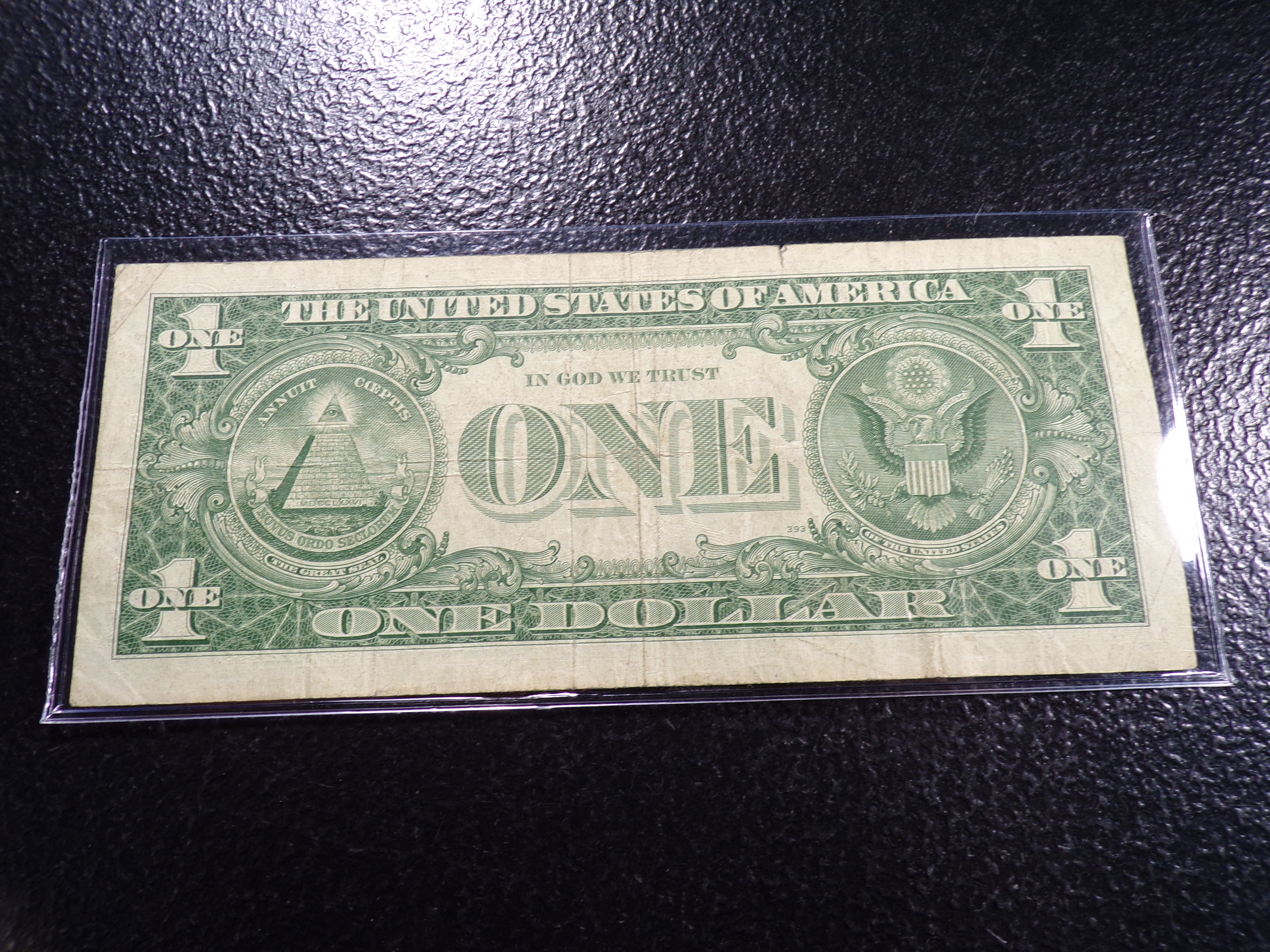 1957-A BLUE SEAL $1 SILVER CERTIFIACTE