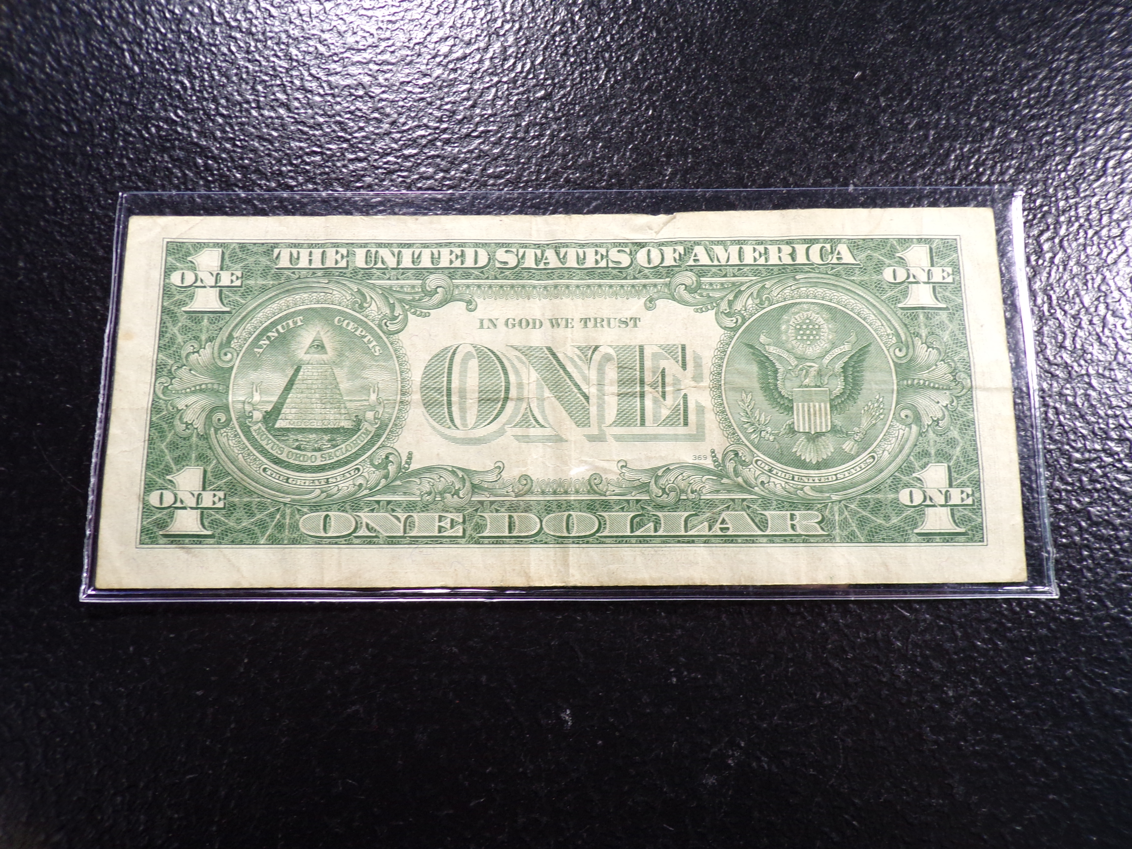 1957-A BLUE SEAL $1 SILVER CERTIFIACTE