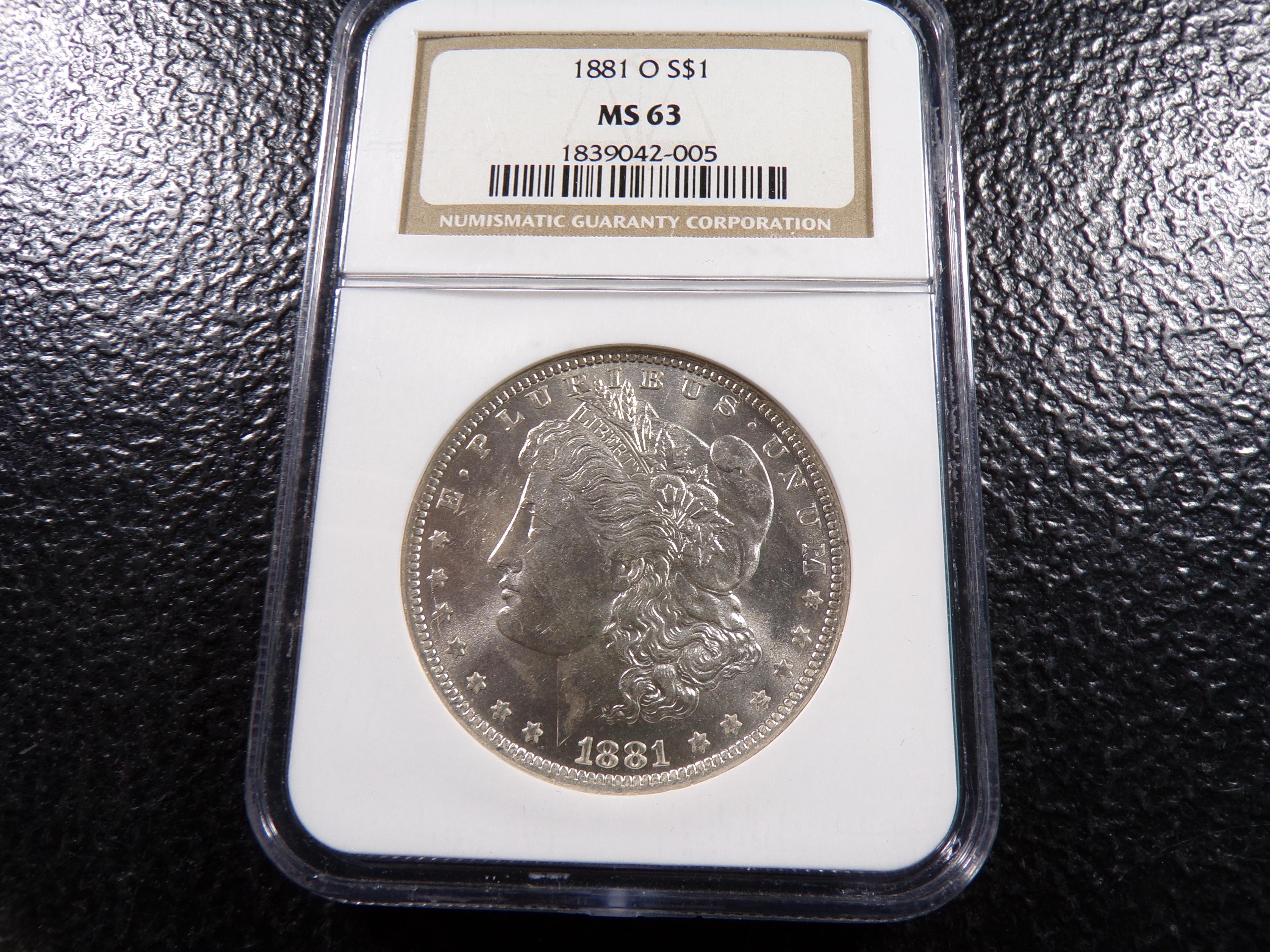 1881-O NGC MS63 MORGAN SILVER DOLLAR