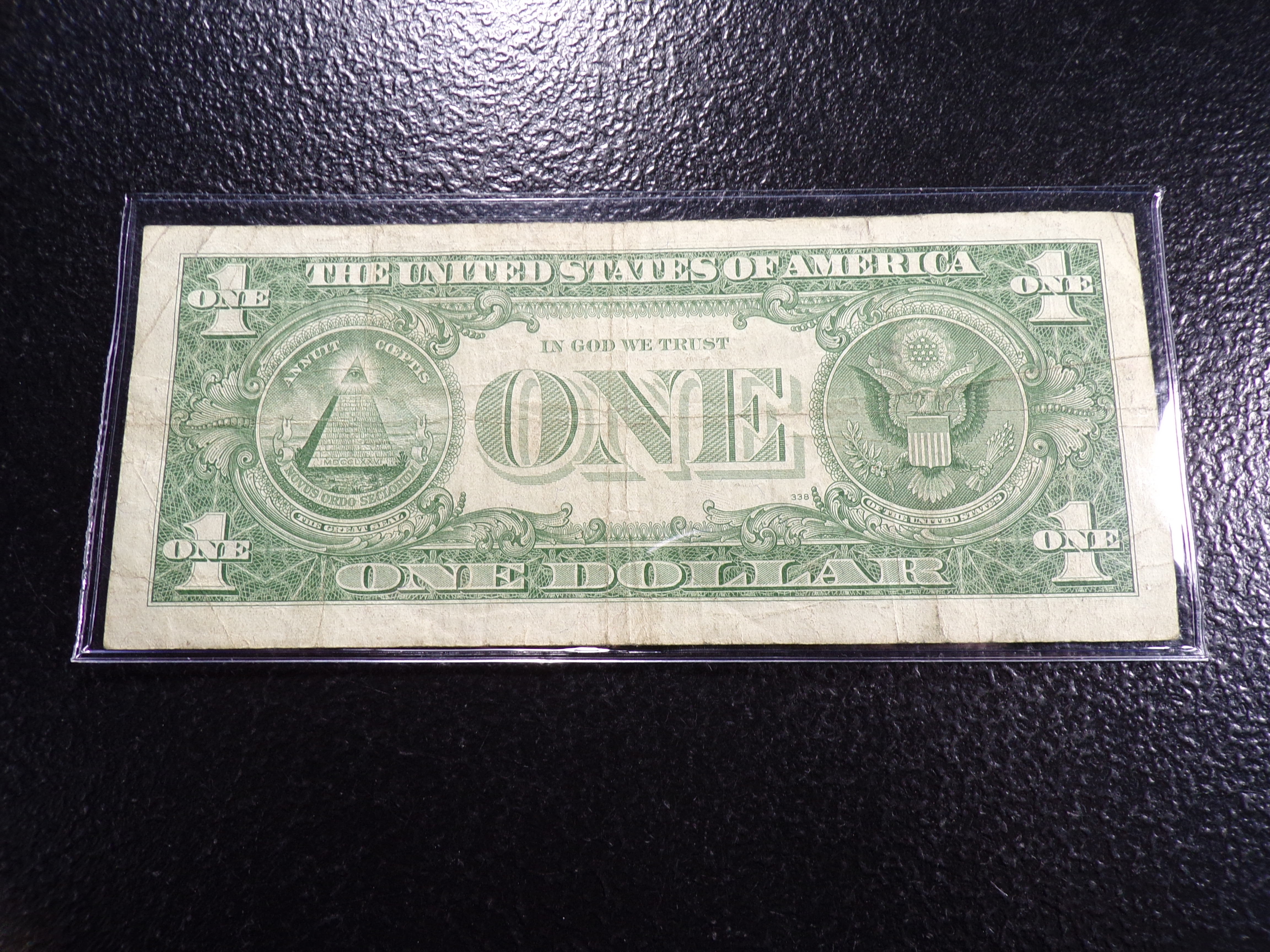 1957-A BLUE SEAL $1 SILVER CERTIFIACTE
