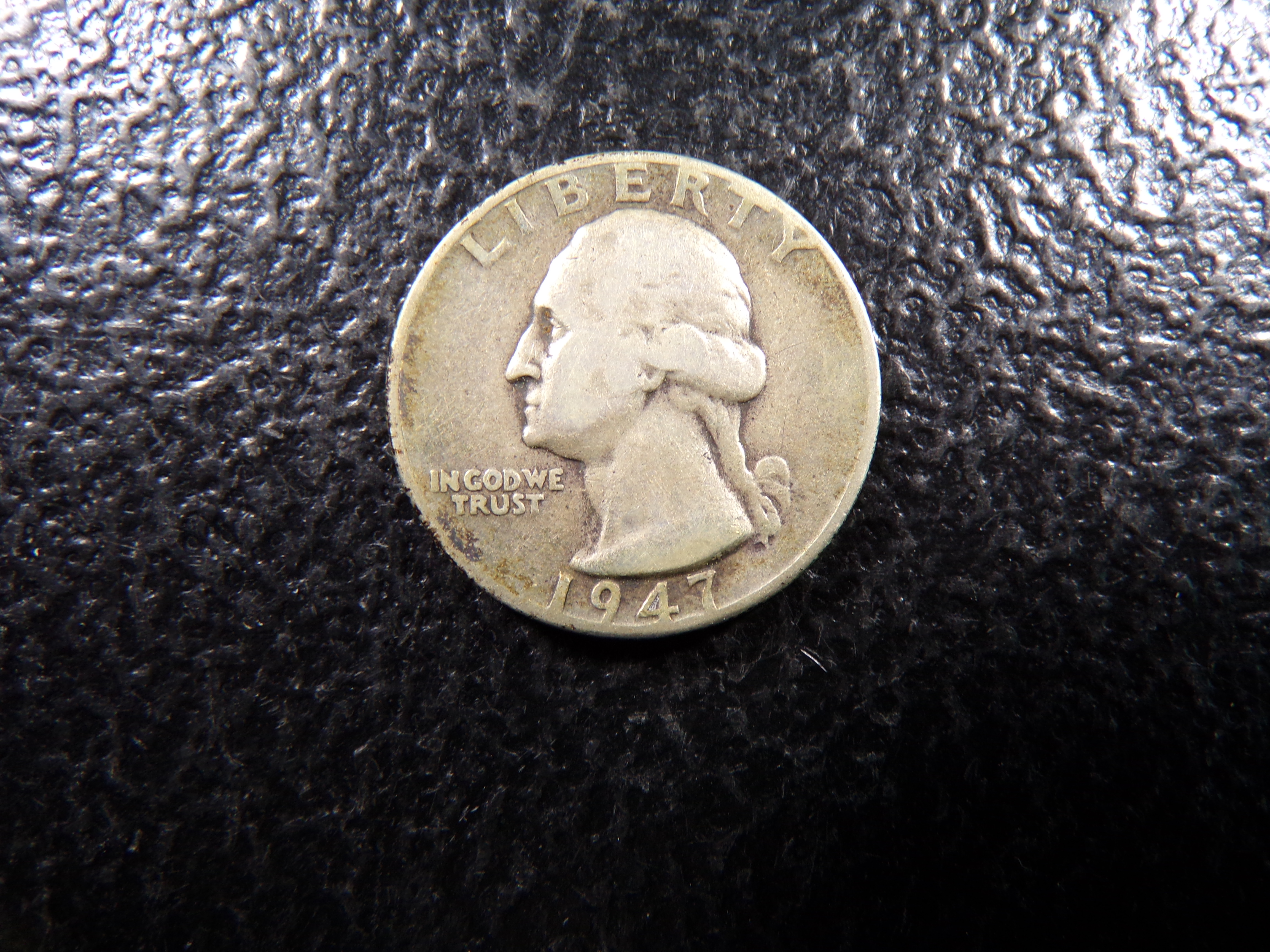 1947-D WASHINGTON SILVER QUARTER
