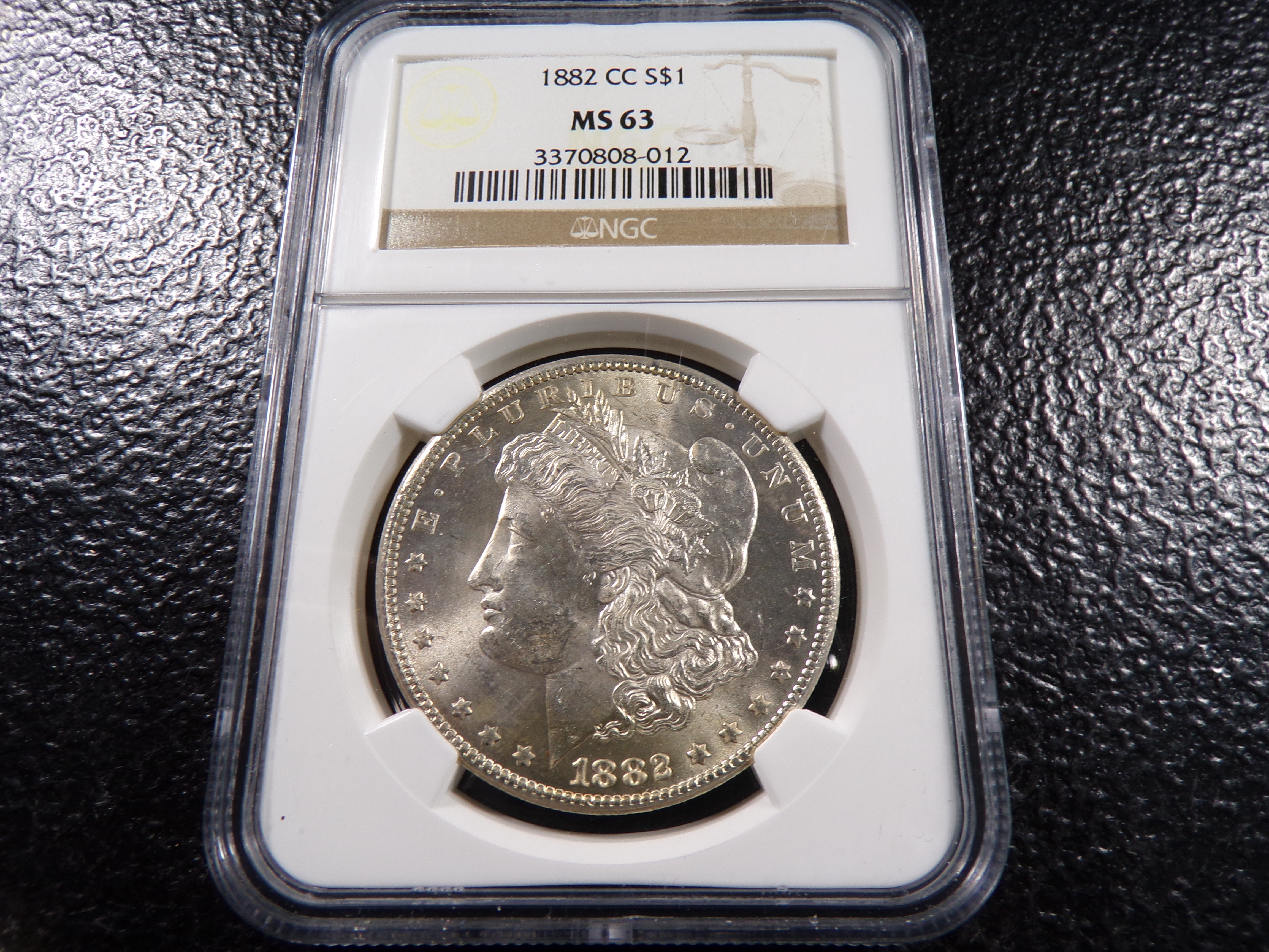 1882-CC NGC MS63 CARSON CITY MORGAN SILVER DOLLAR