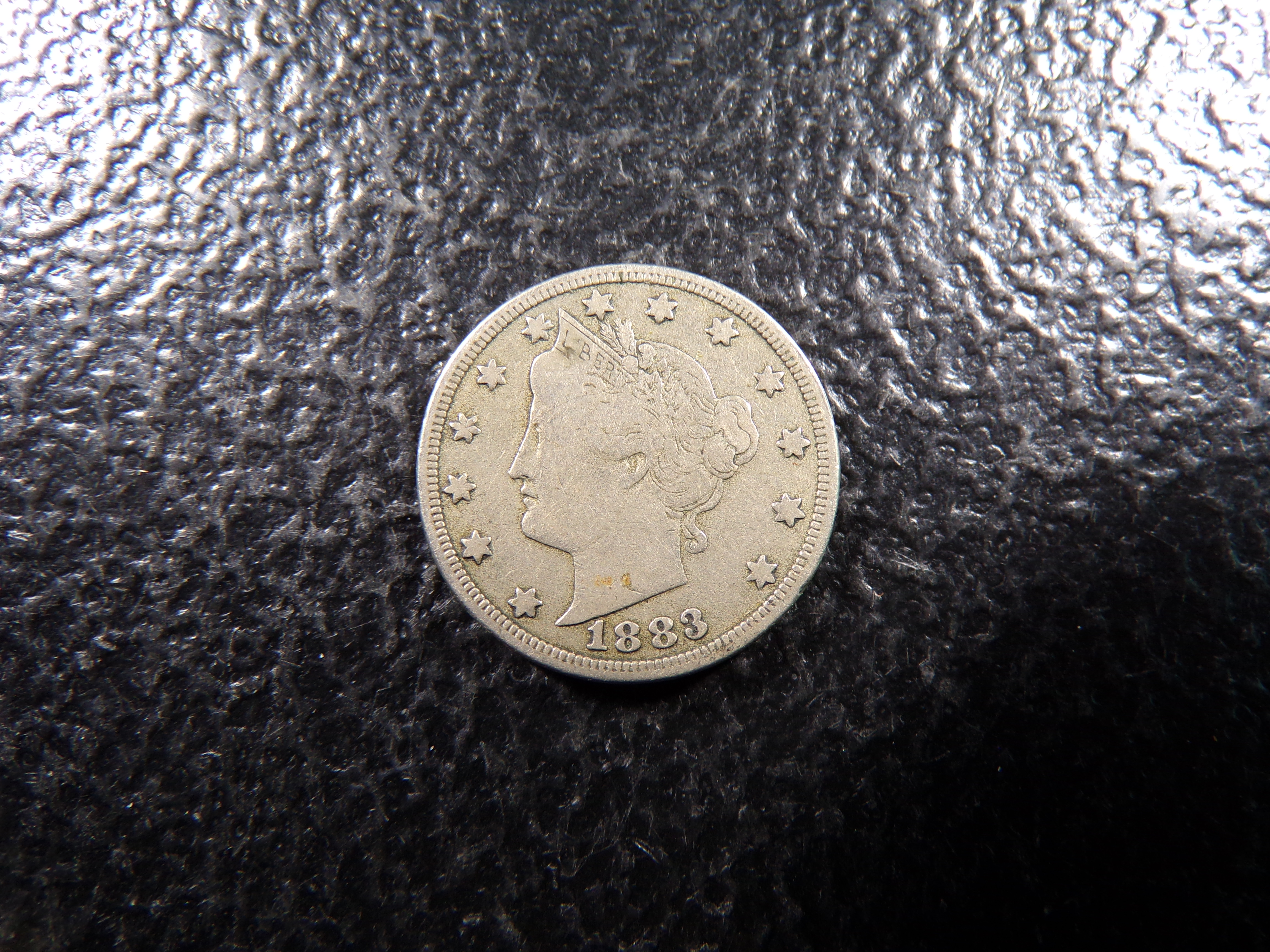 1883 WITH CENTS LIBERTY HEAD V NICKEL