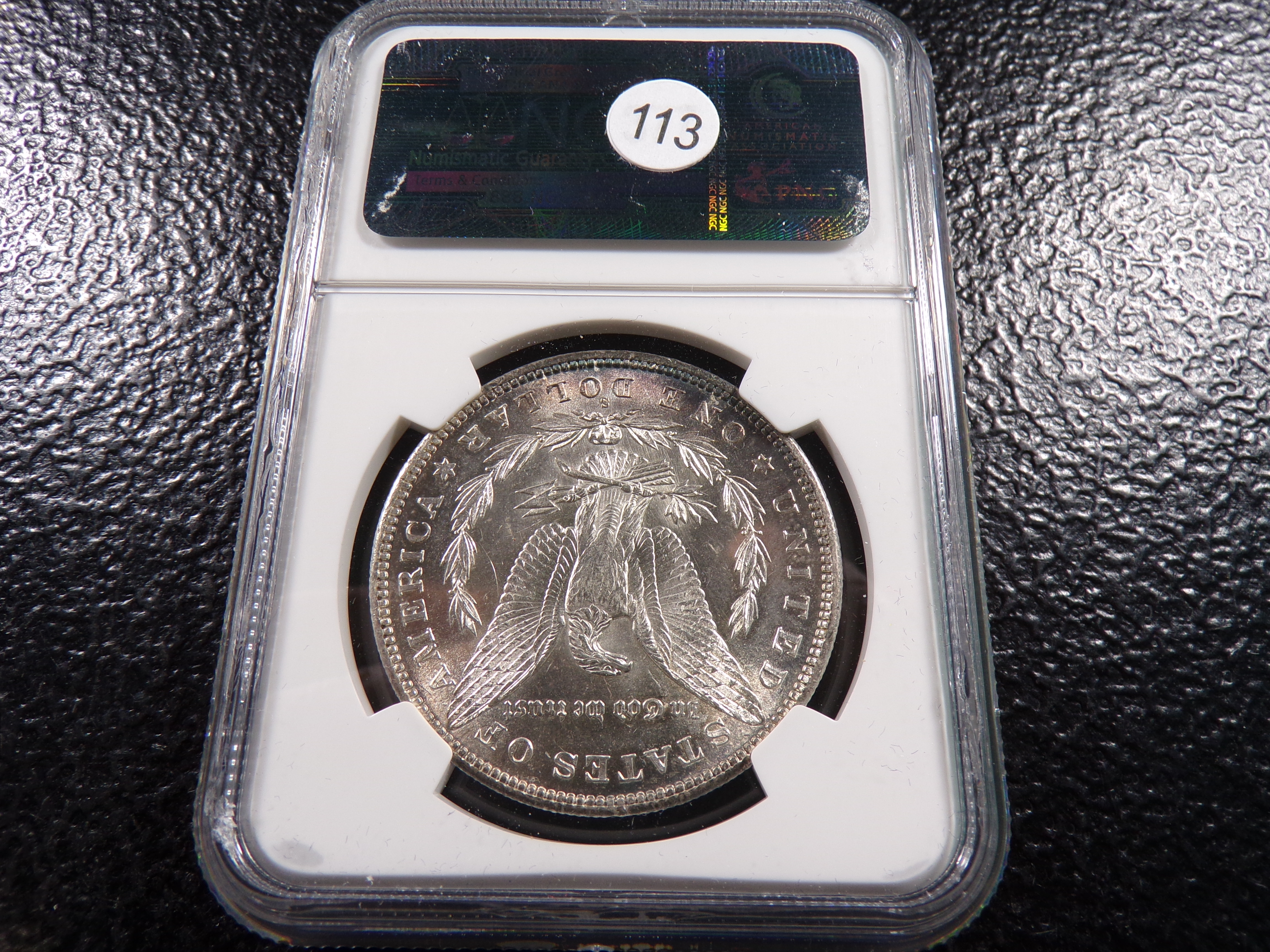 1885-S NGC MS63 MORGAN SILVER DOLLAR