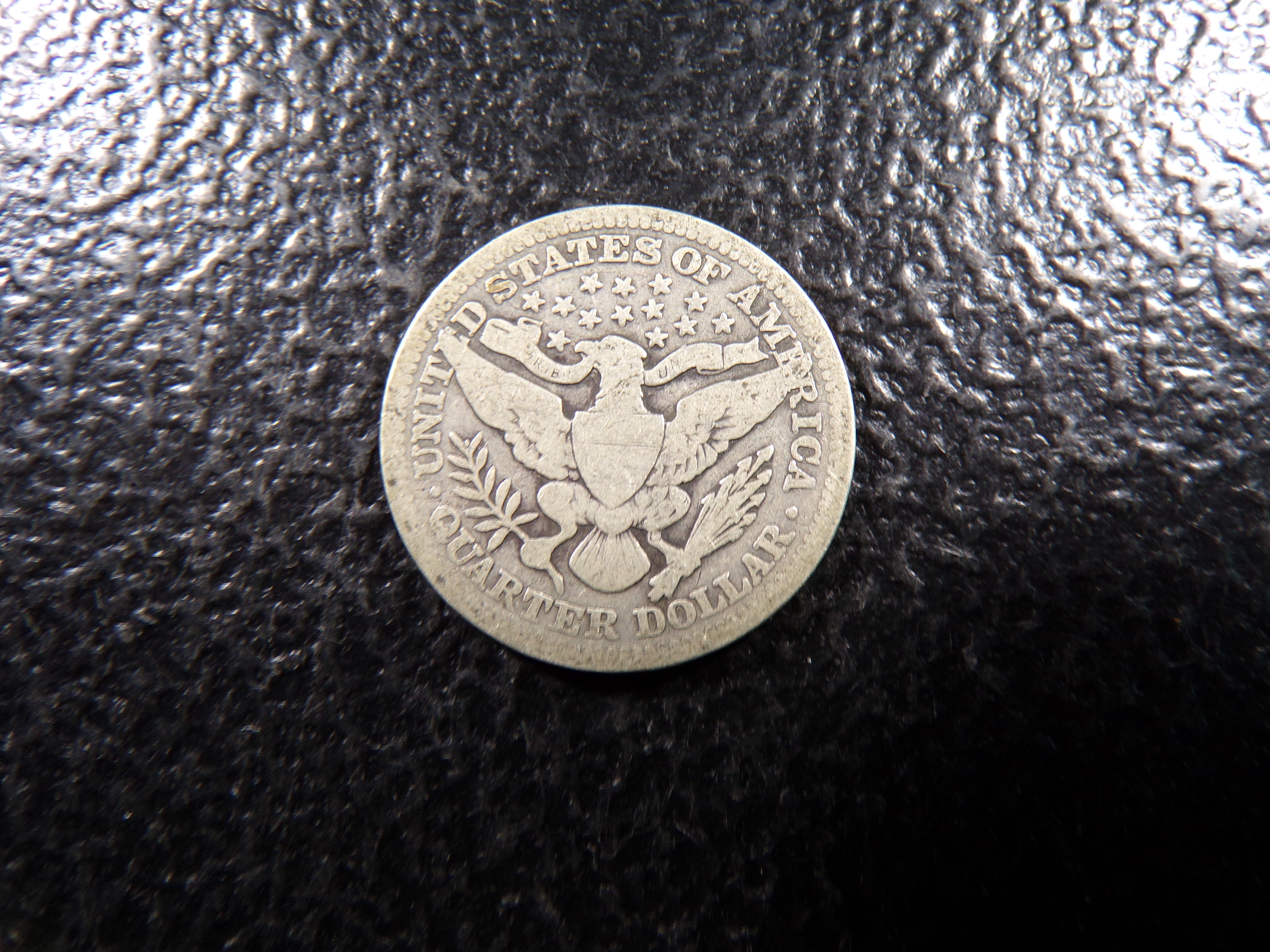 1909 BARBER SILVER QUARTER
