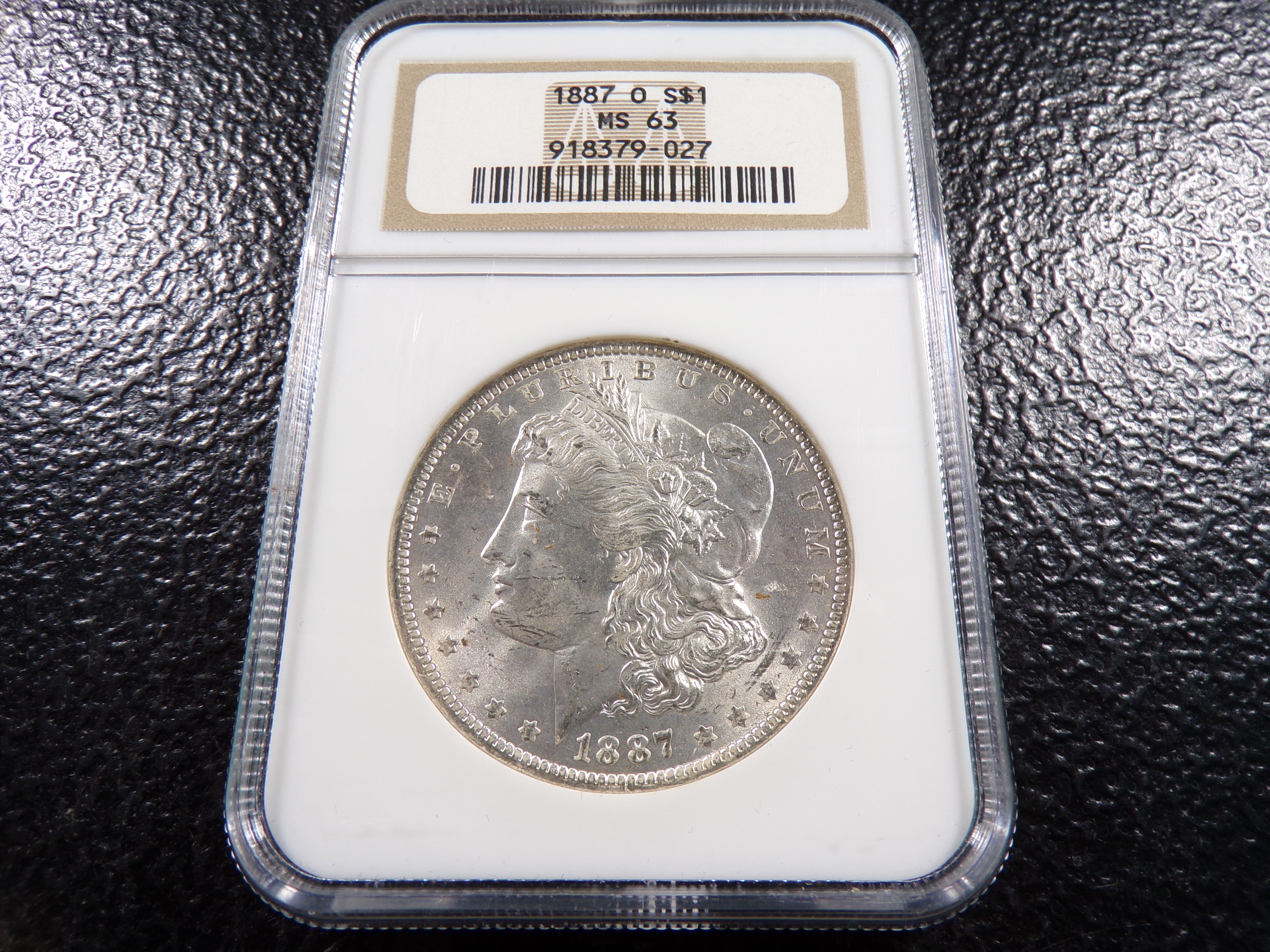 1887-O NGC MS63 MORGAN SILVER DOLLAR