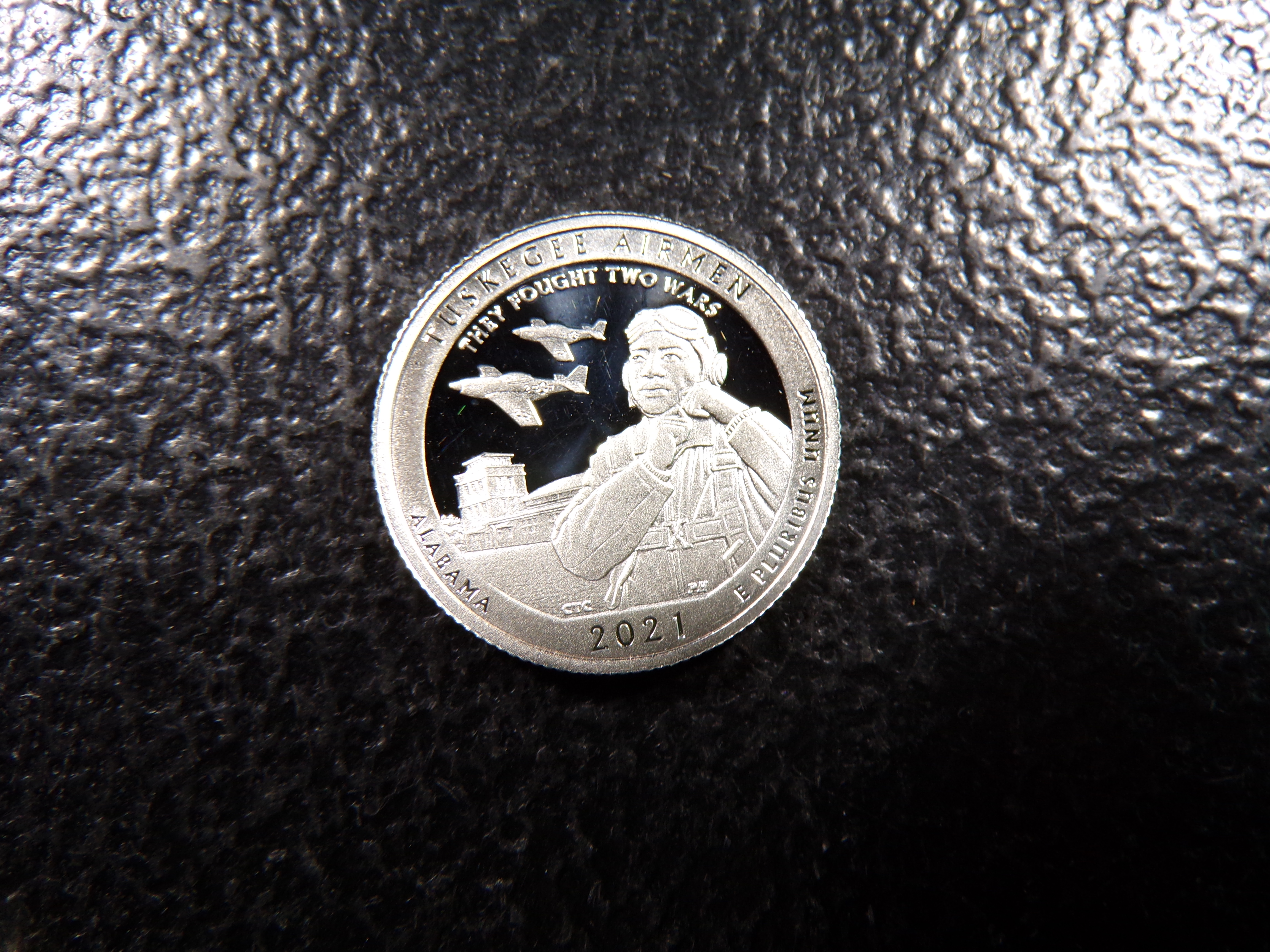 2021-S TUSKEGEE AIRMEN SILVER PROOF QUARTER