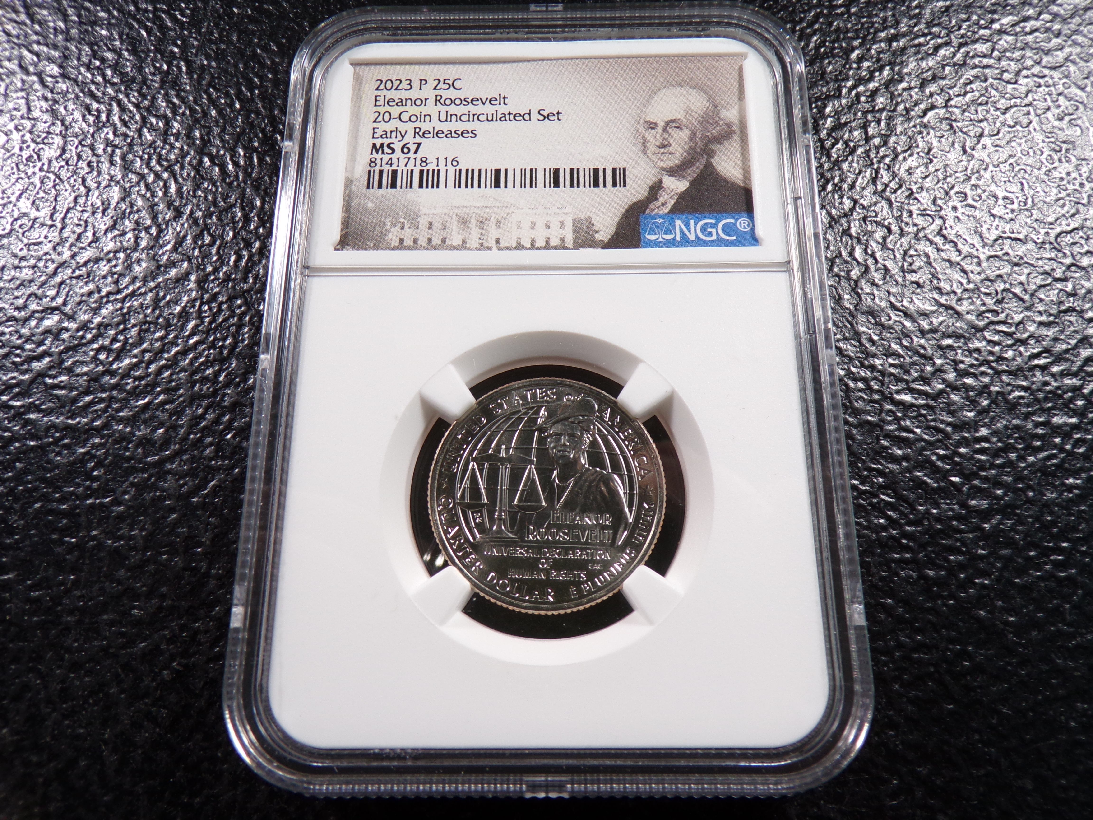 2023-P NGC MS67 EARLY RELEASES ELEANOR ROOSEVELT QUARTER