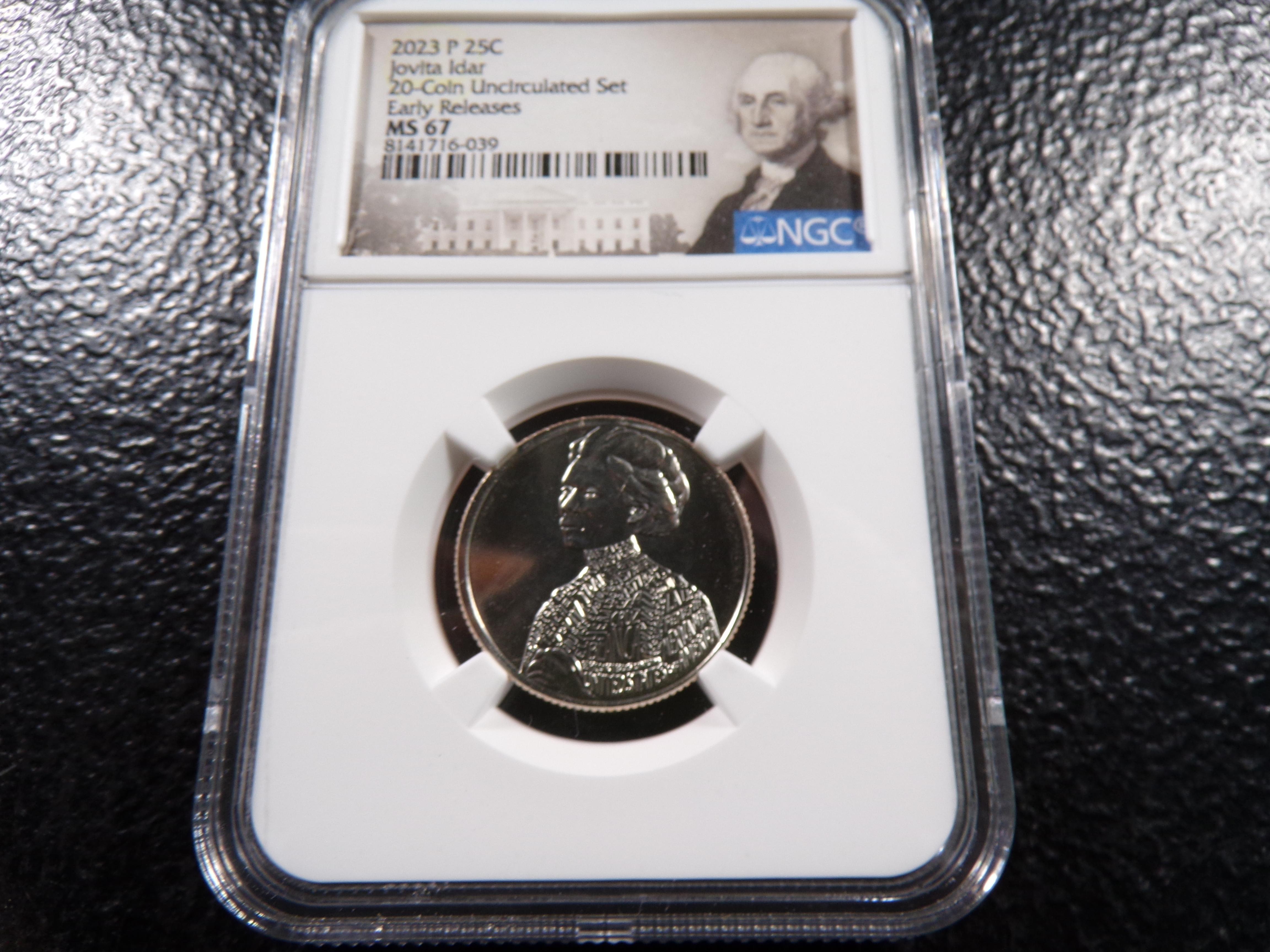 2023-P NGC MS67 EARLY RELEASES JOVITA IDAR QUARTER