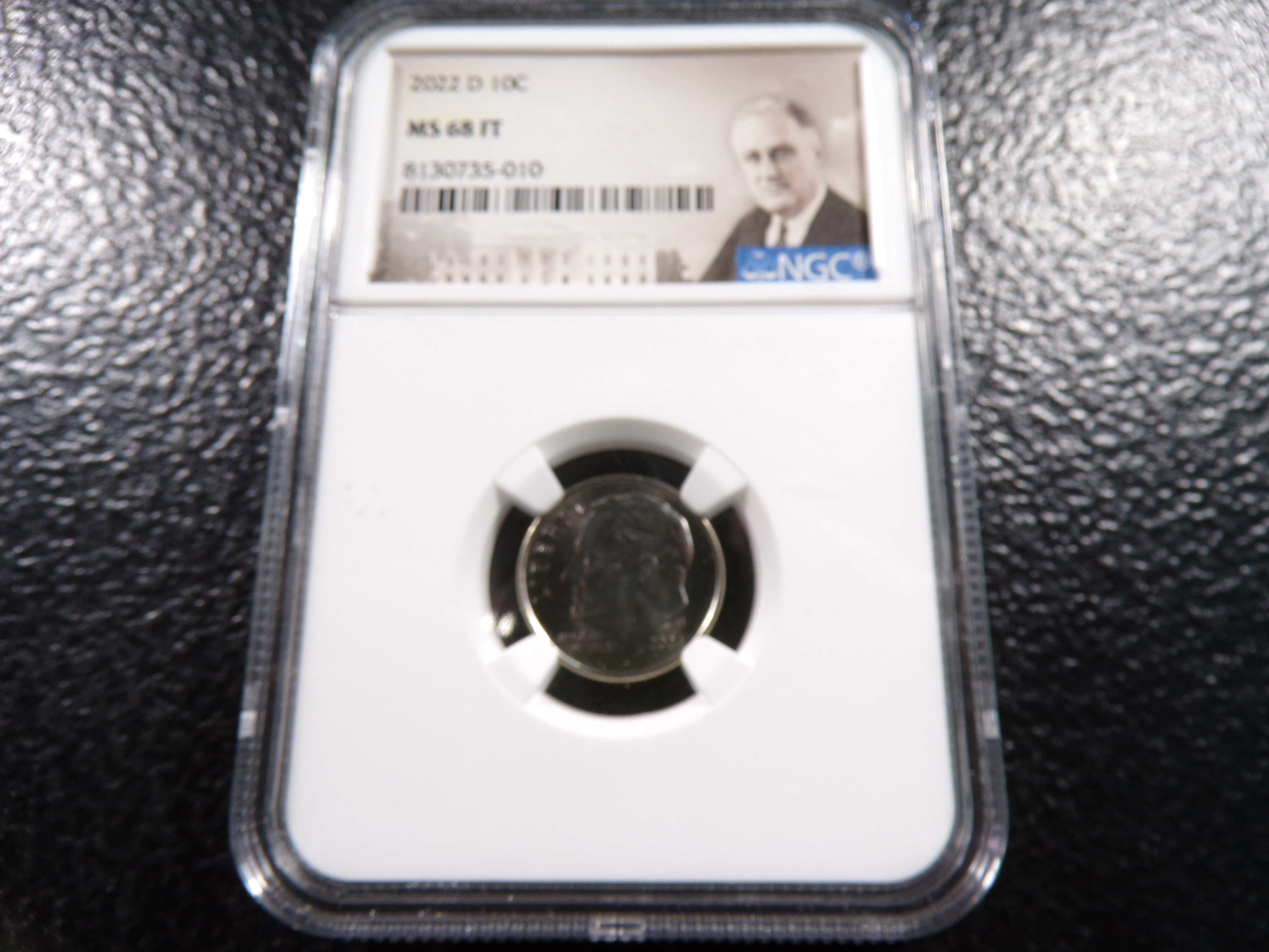 2022-D NGC MS68FT ROOSEVELT DIME