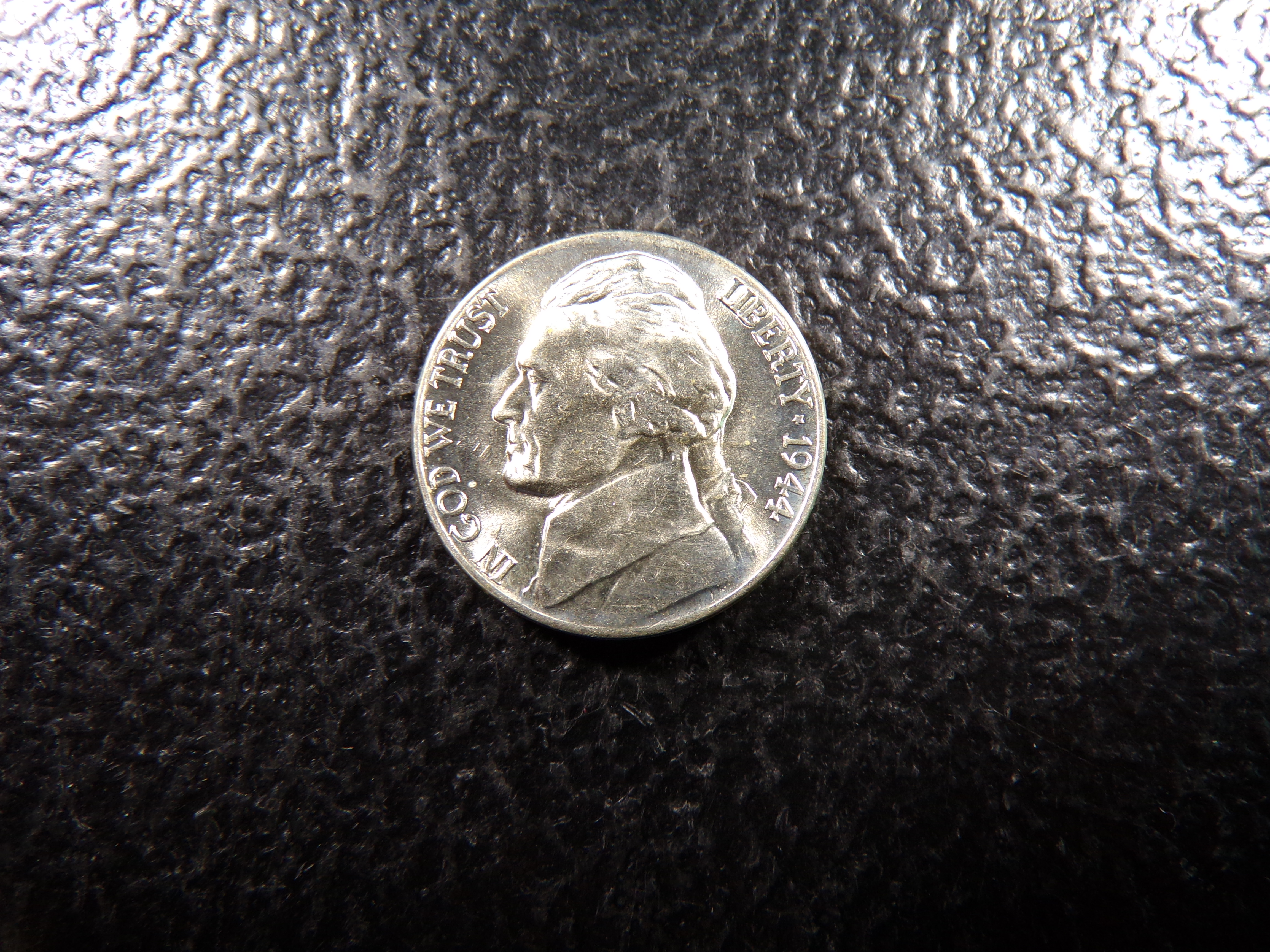 1944-P JEFFERSON SILVER WARTIME NICKEL