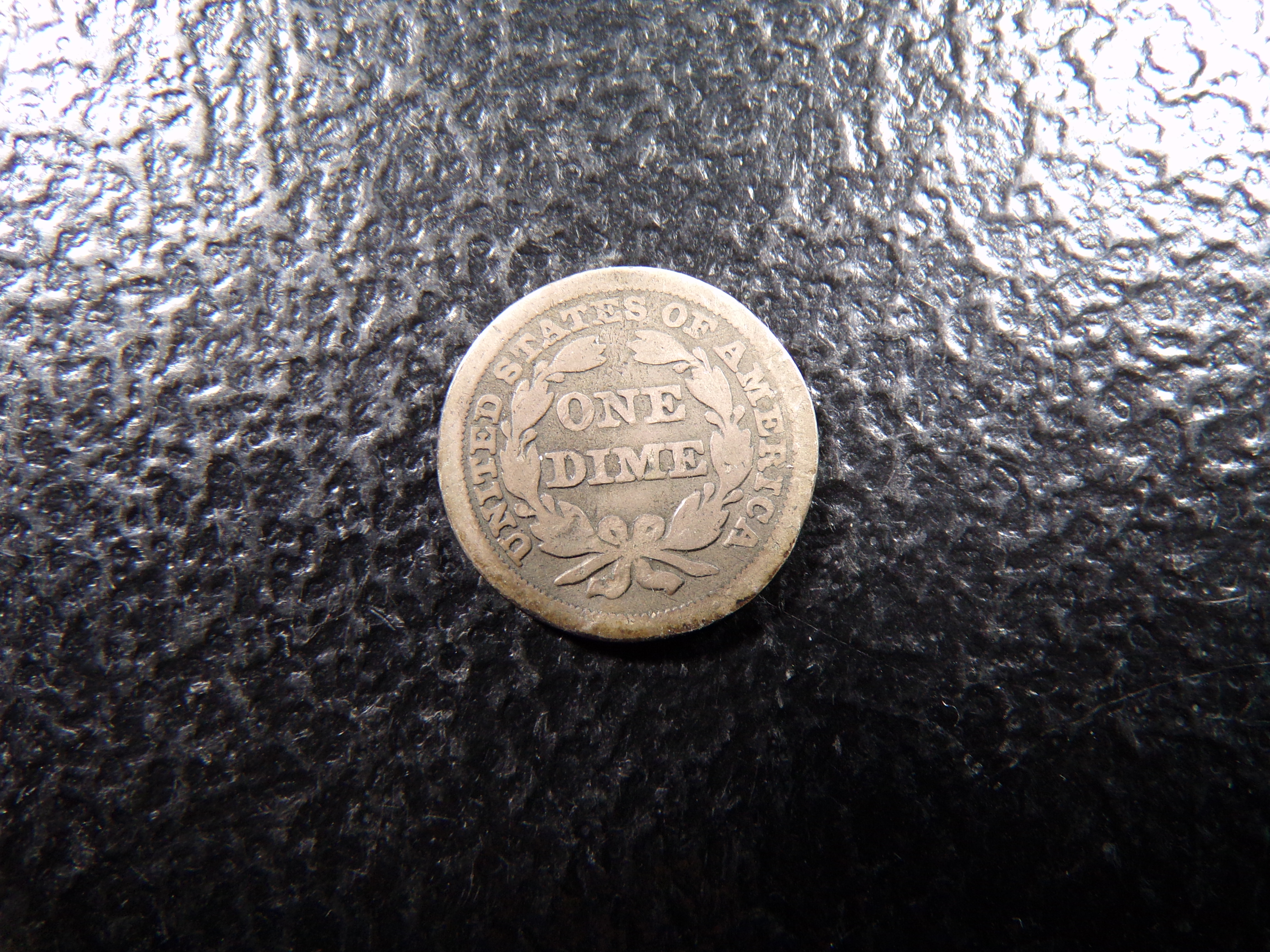 1856 LARGE DATE SEATED LIBERTY SILVER DIME