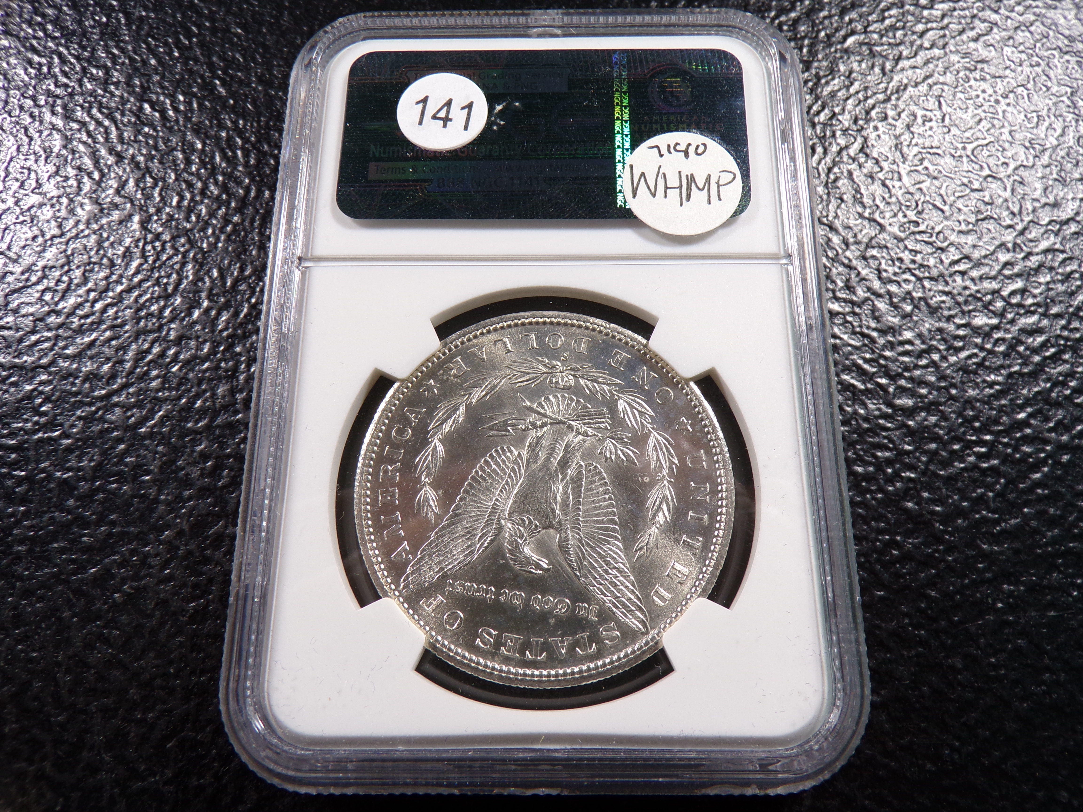 1887-S NGC MS63 MORGAN SILVER DOLLAR