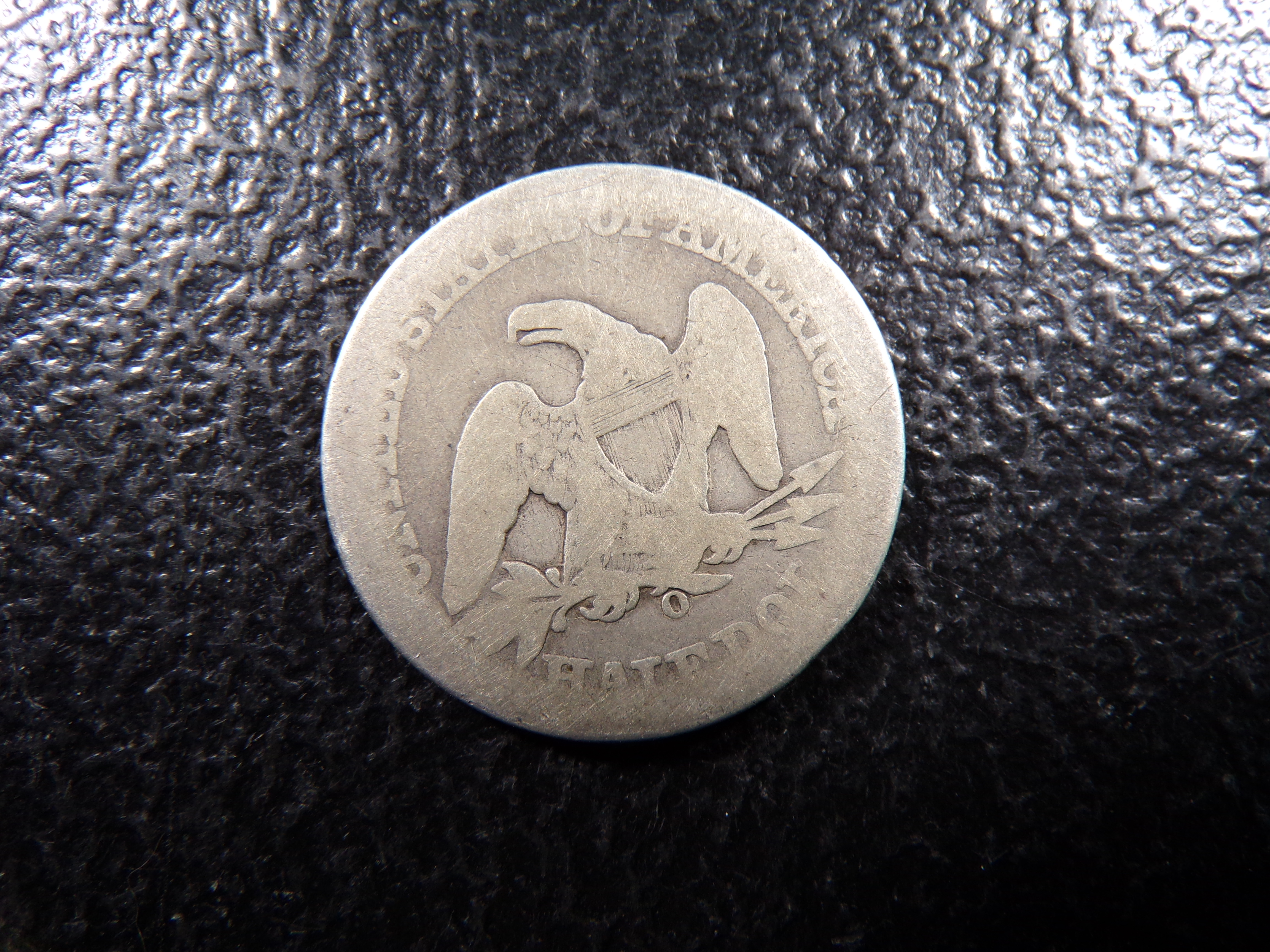 1859-O SEATED LIBERTY SILVER HALF DOLLAR