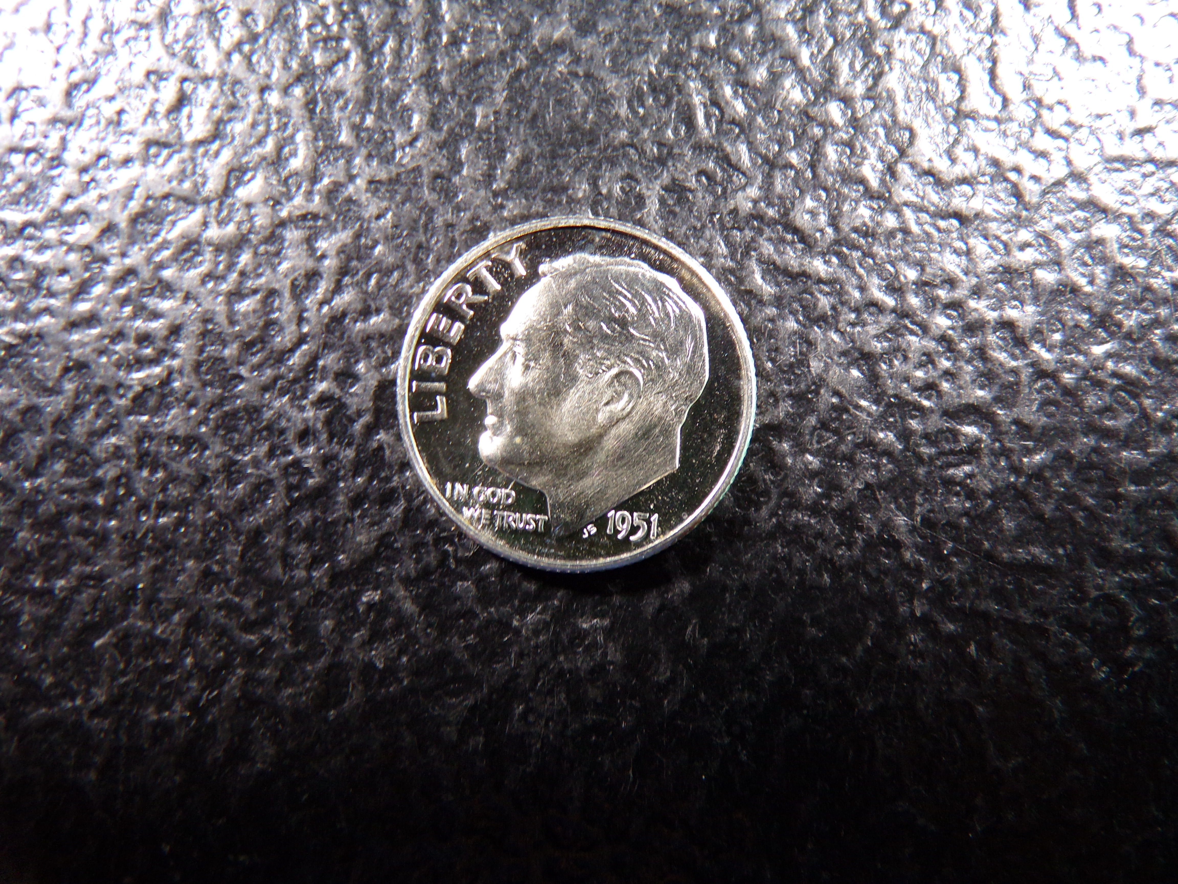 1951 ROOSEVELT SILVER PROOF DIME