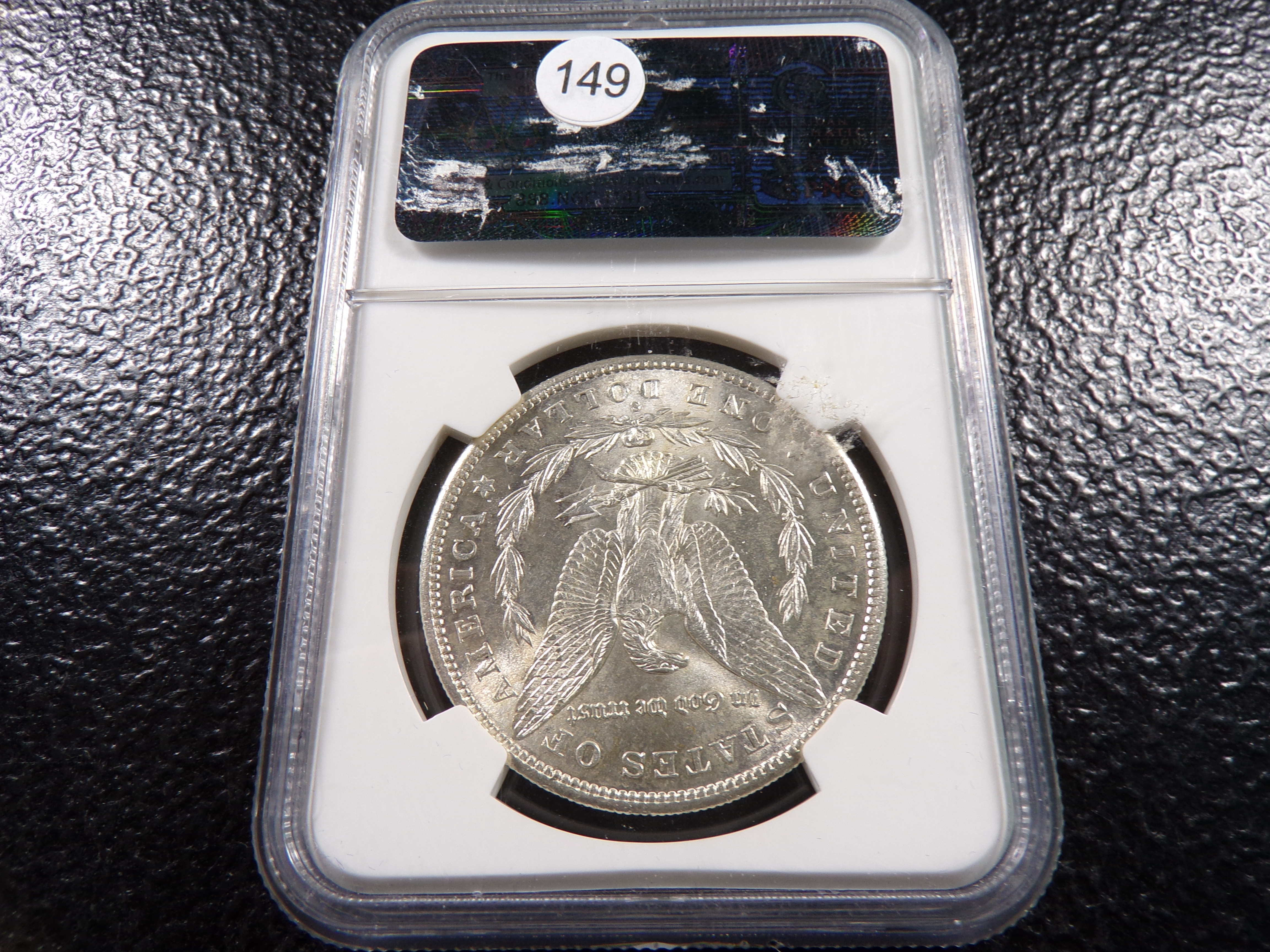 1889-S NGC MS63 MORGAN SILVER DOLLAR