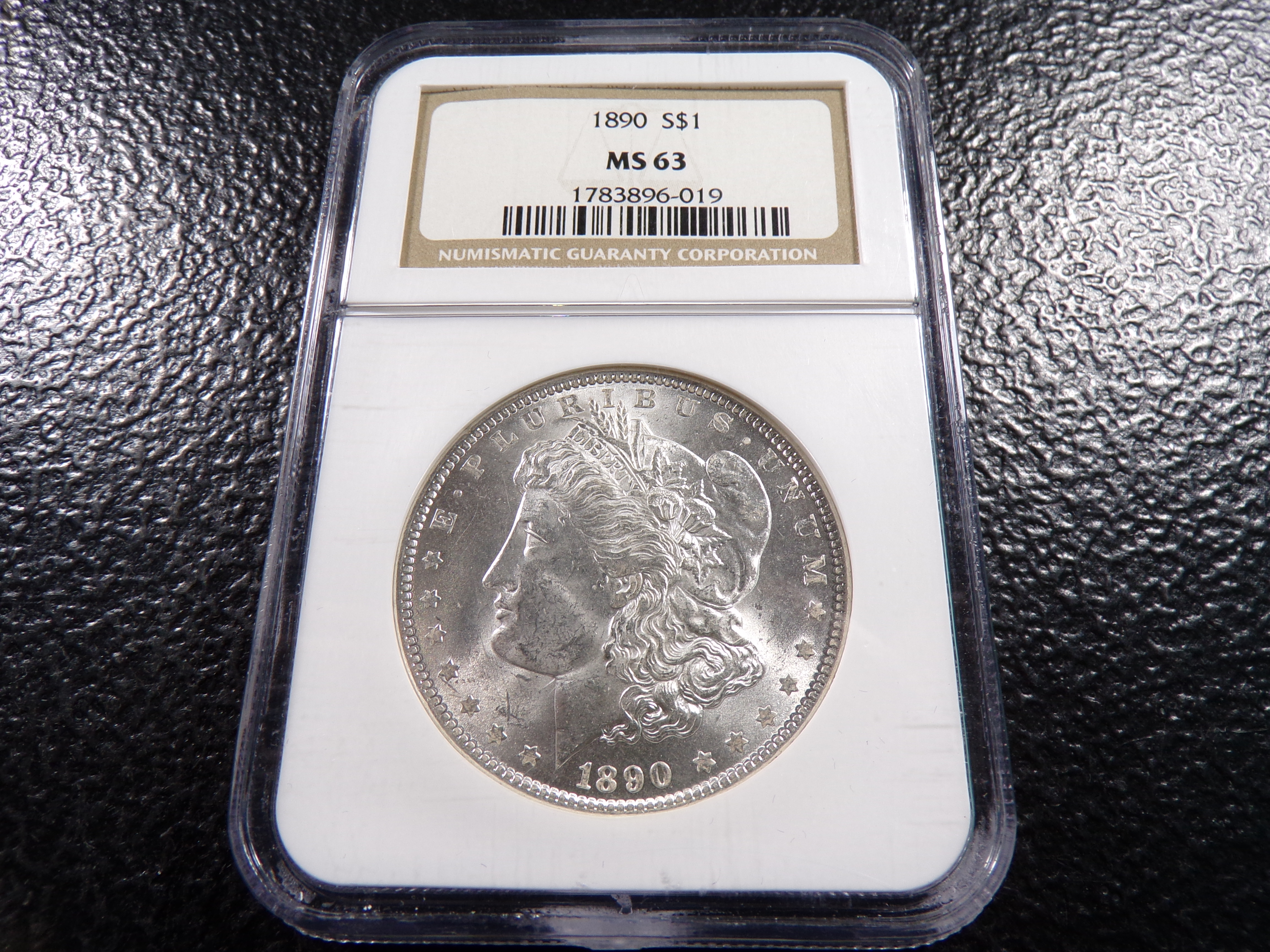 1890 NGC MS63 MORGAN SILVER DOLLAR