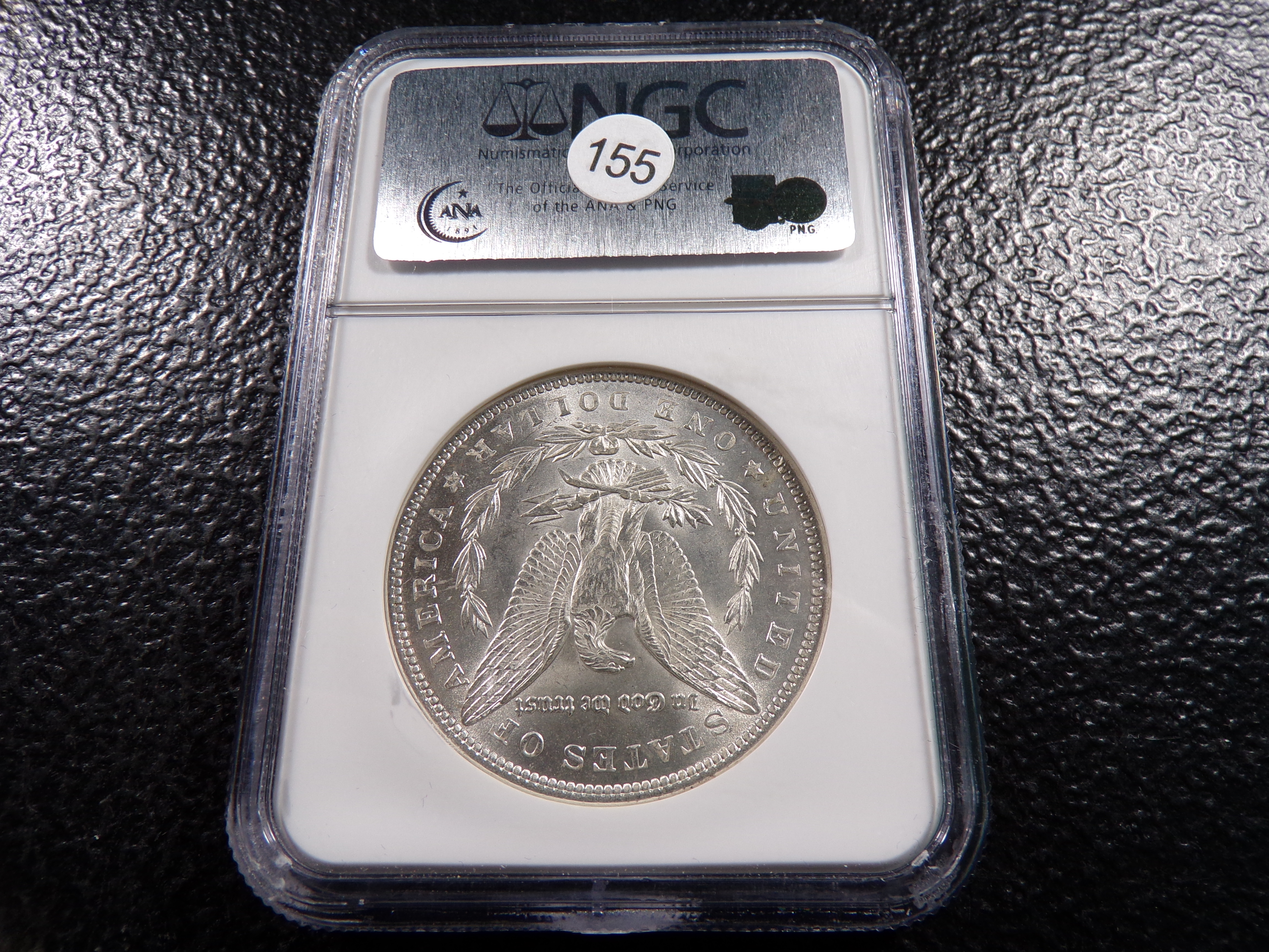 1890 NGC MS63 MORGAN SILVER DOLLAR