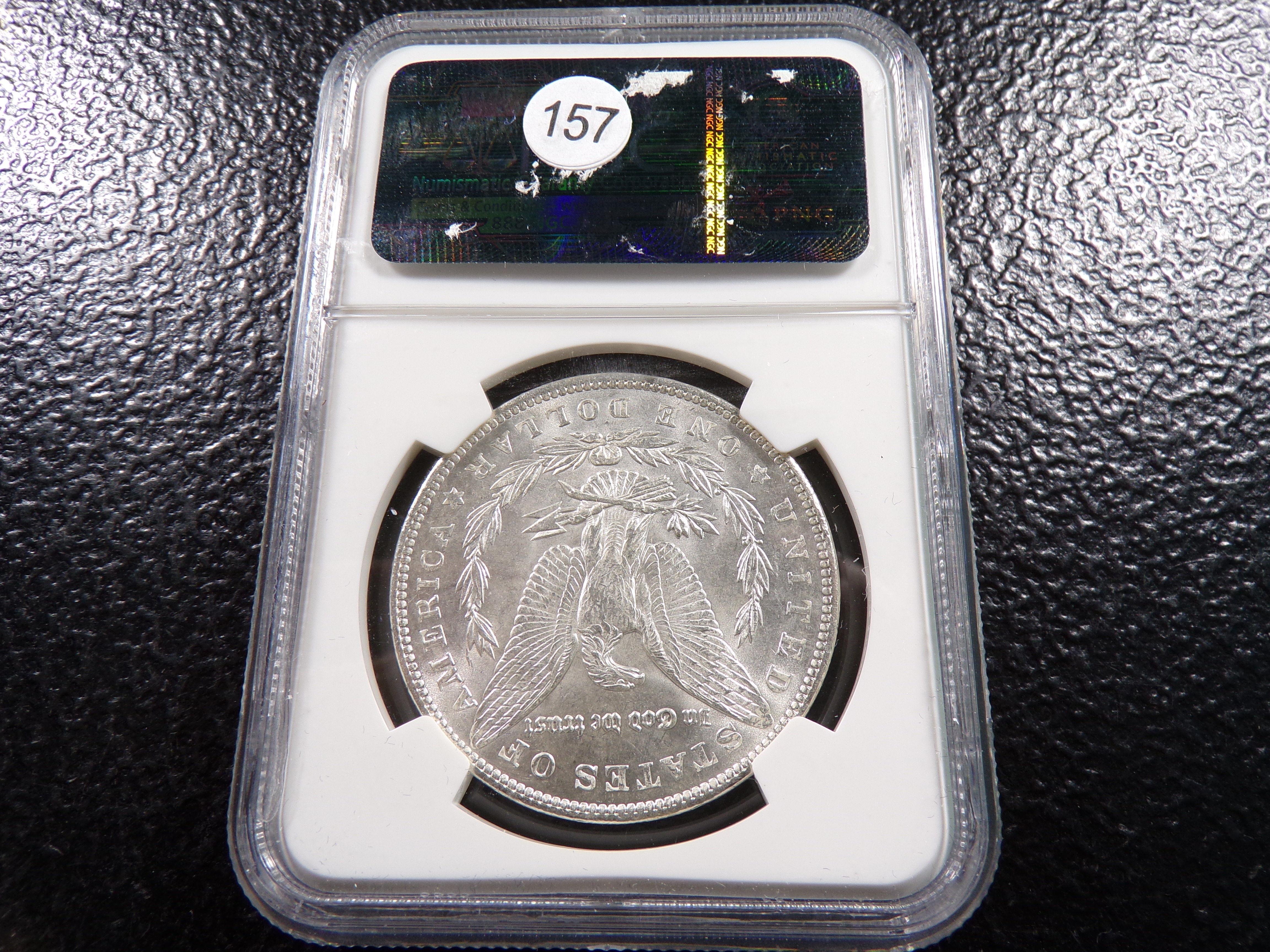 1892 NGC MS63 MORGAN SILVER DOLLAR