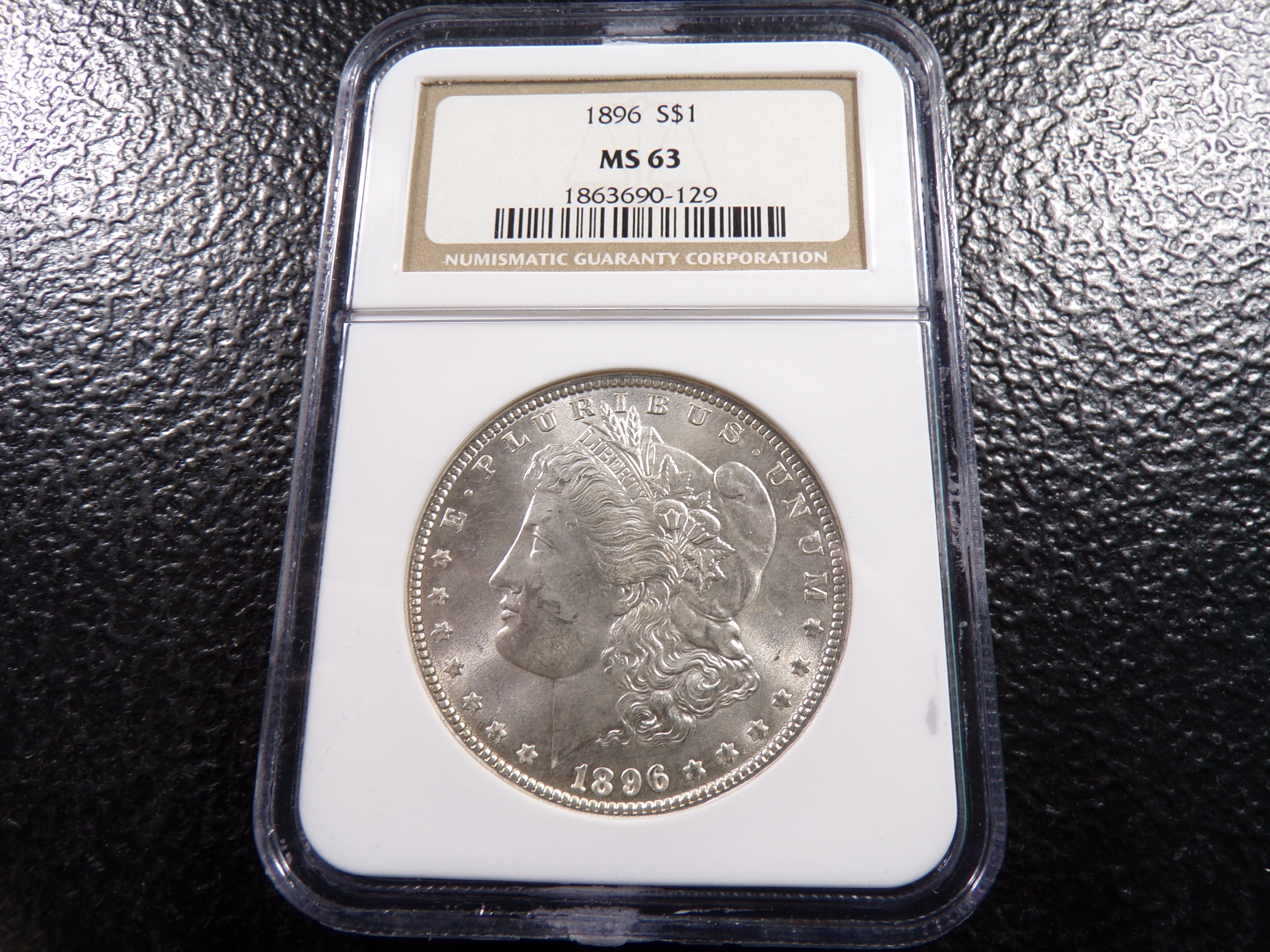 1896 NGC MS63 MORGAN SILVER DOLLAR
