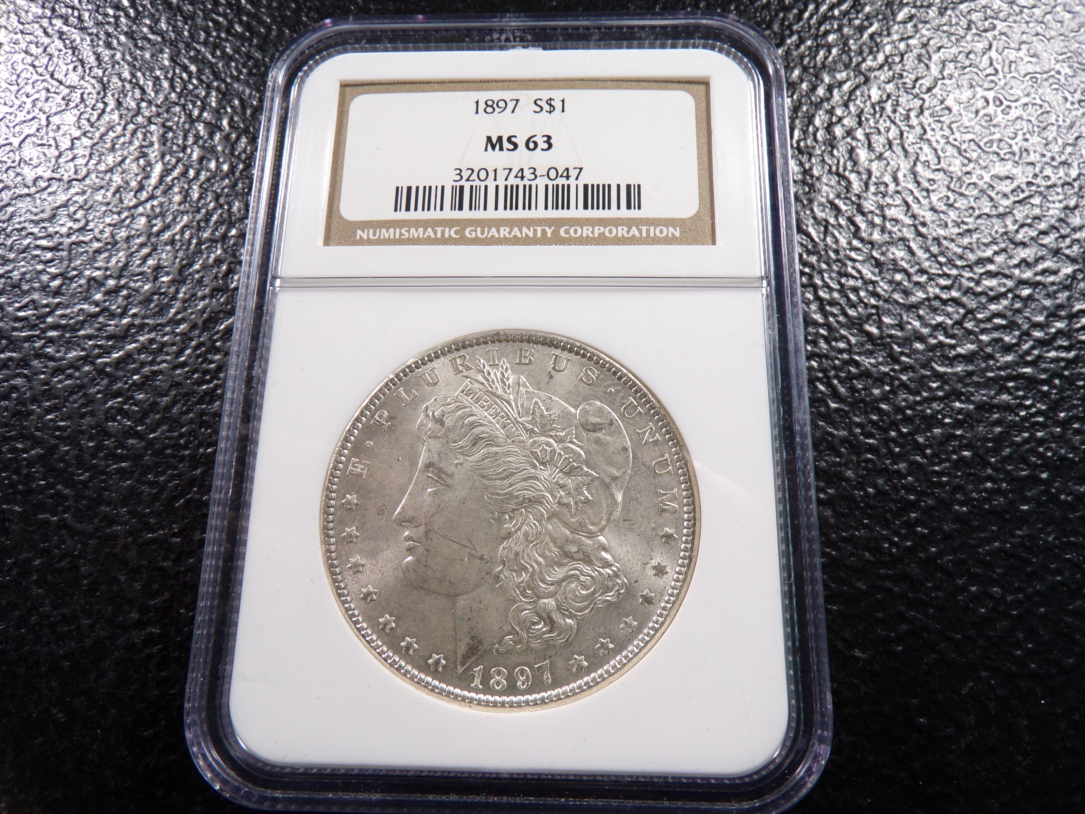 1897 NGC MS63 MORGAN SILVER DOLLAR