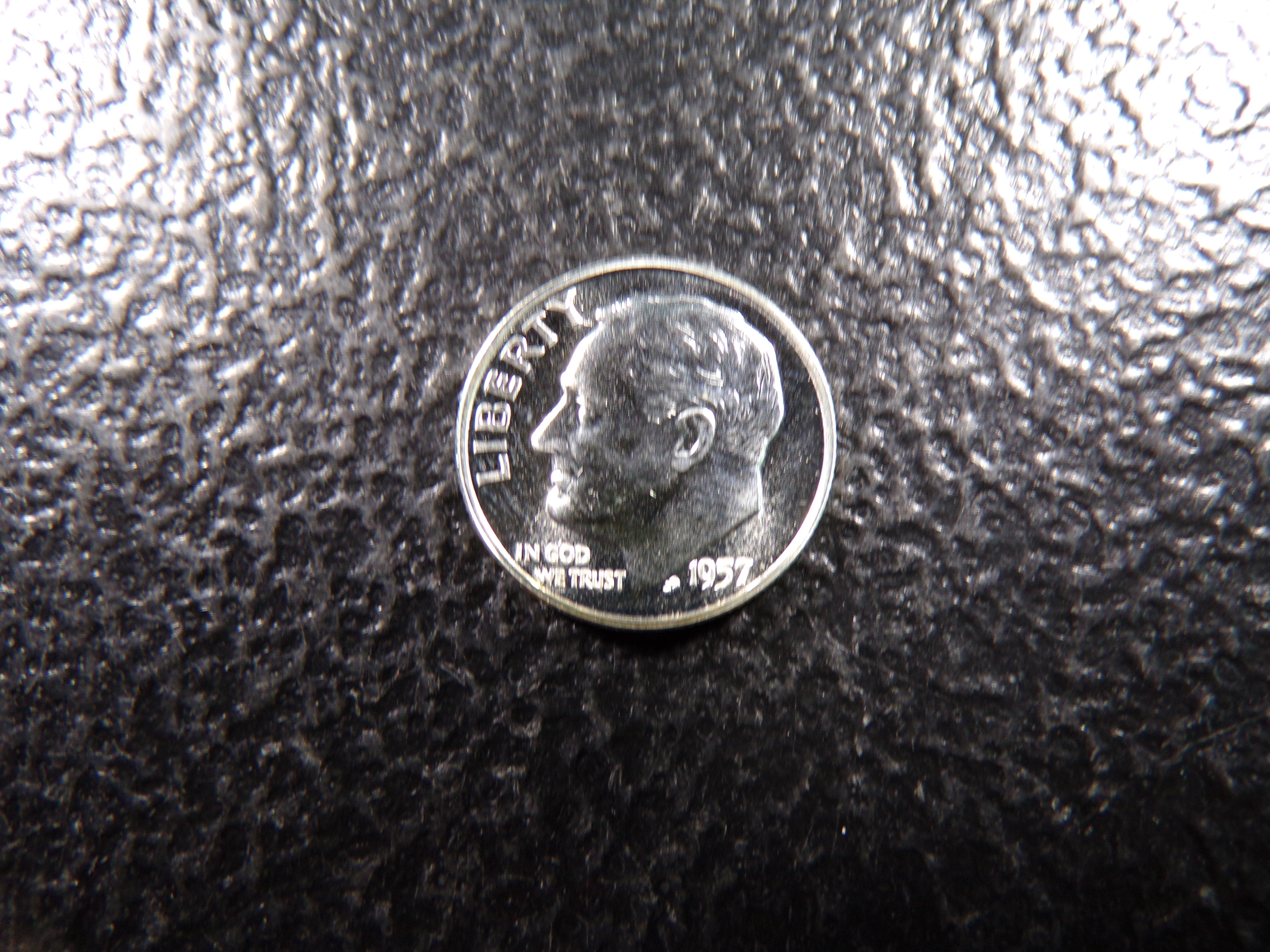 1957 ROOSEVELT SILVER PROOF DIME