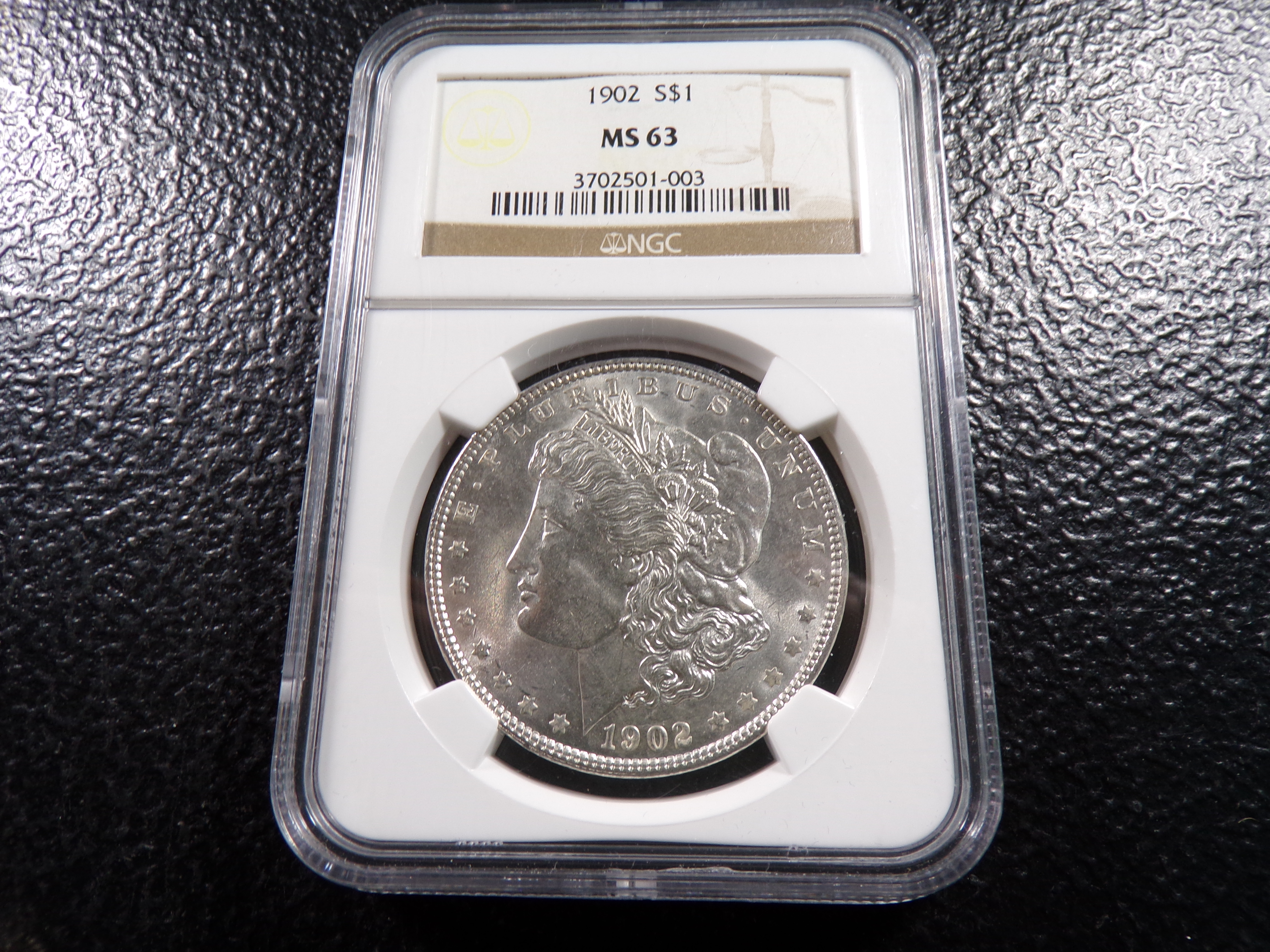 1902 NGC MS63 MORGAN SILVER DOLLAR