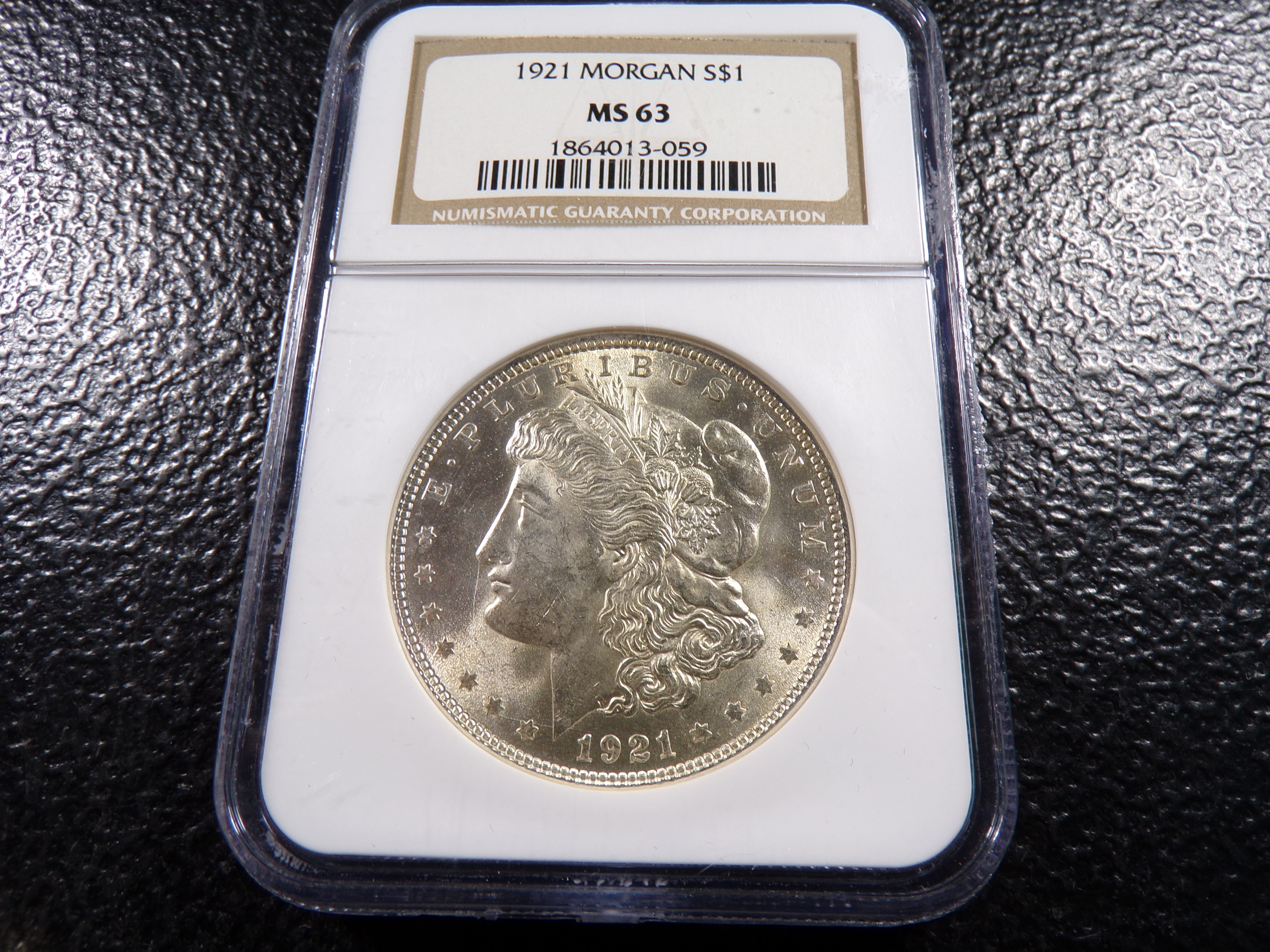 1921 NGC MS63 MORGAN SILVER DOLLAR
