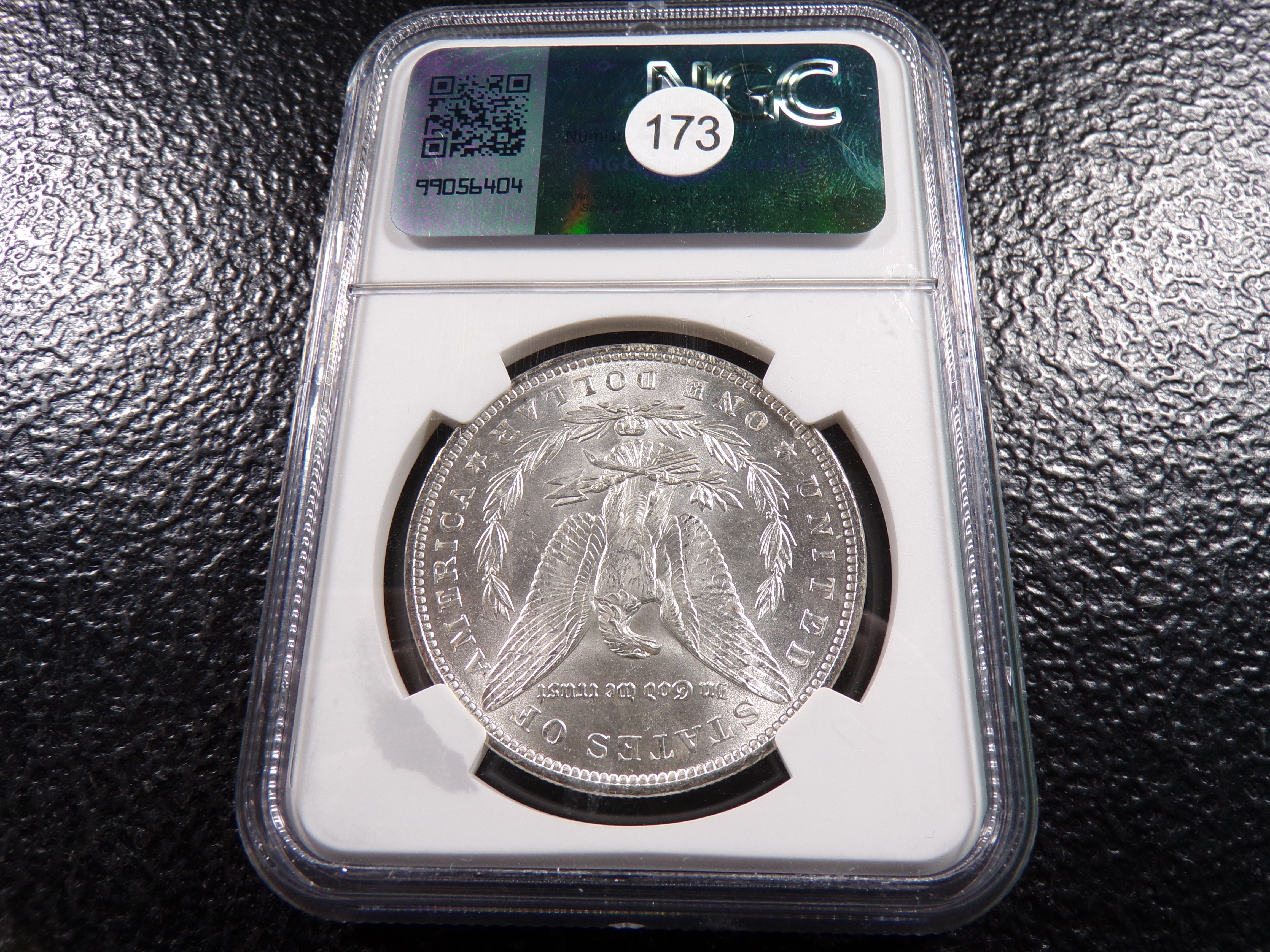 1889 NGC MS62 MORGAN SILVER DOLLAR