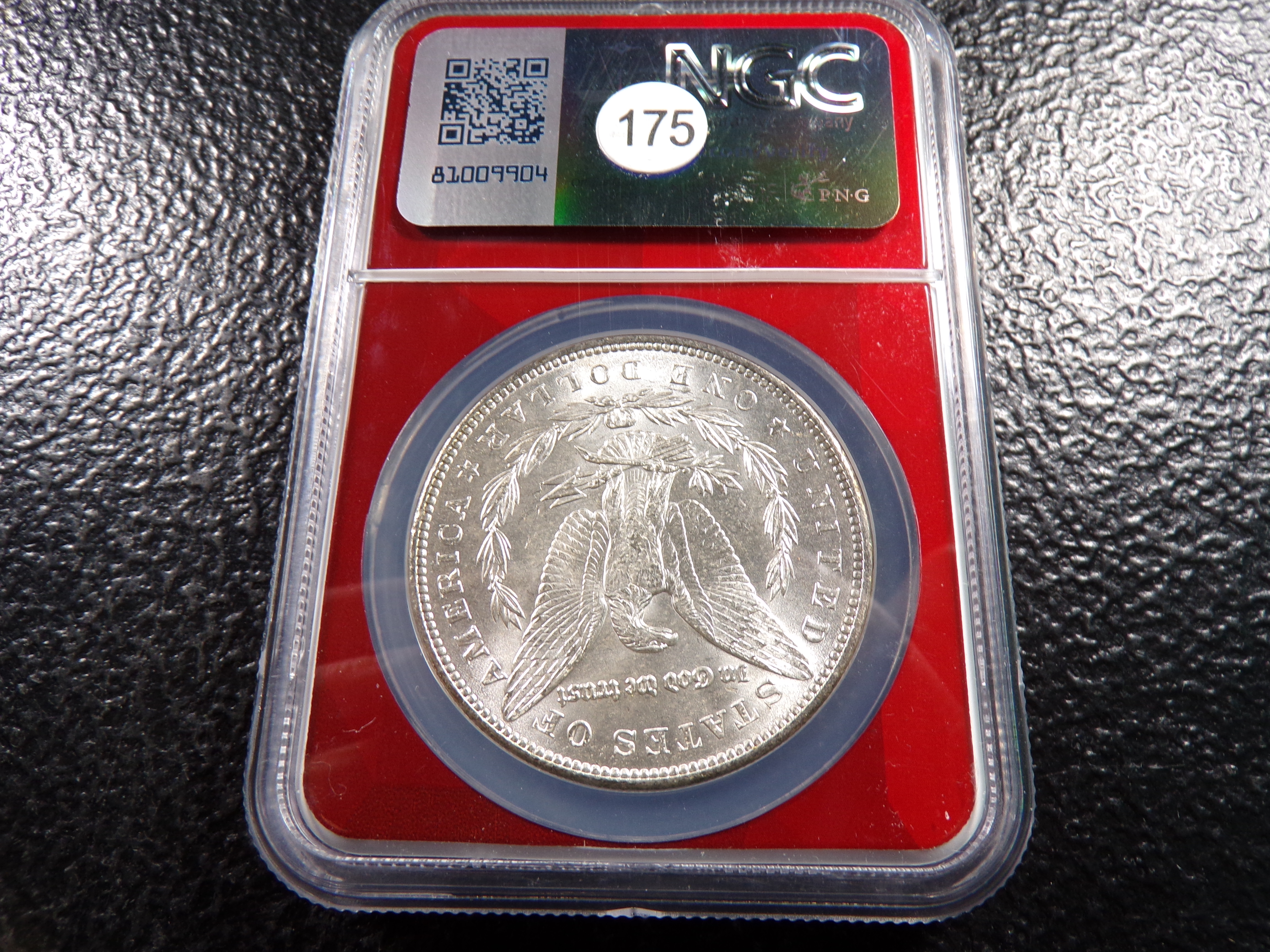 1887 NGC MS62 MORGAN SILVER DOLLAR