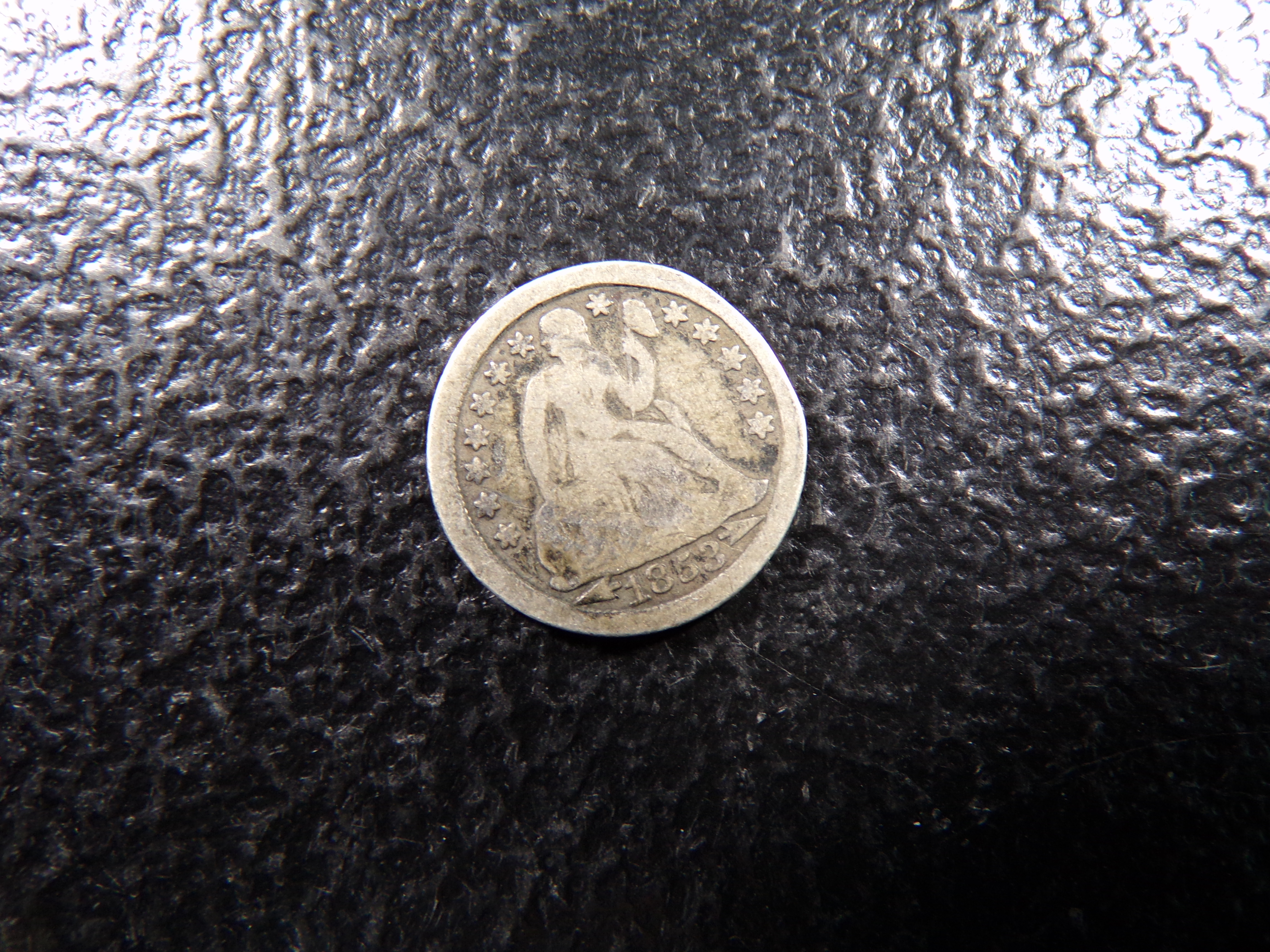 1853 SEATED LIBERTY SILVER DIME