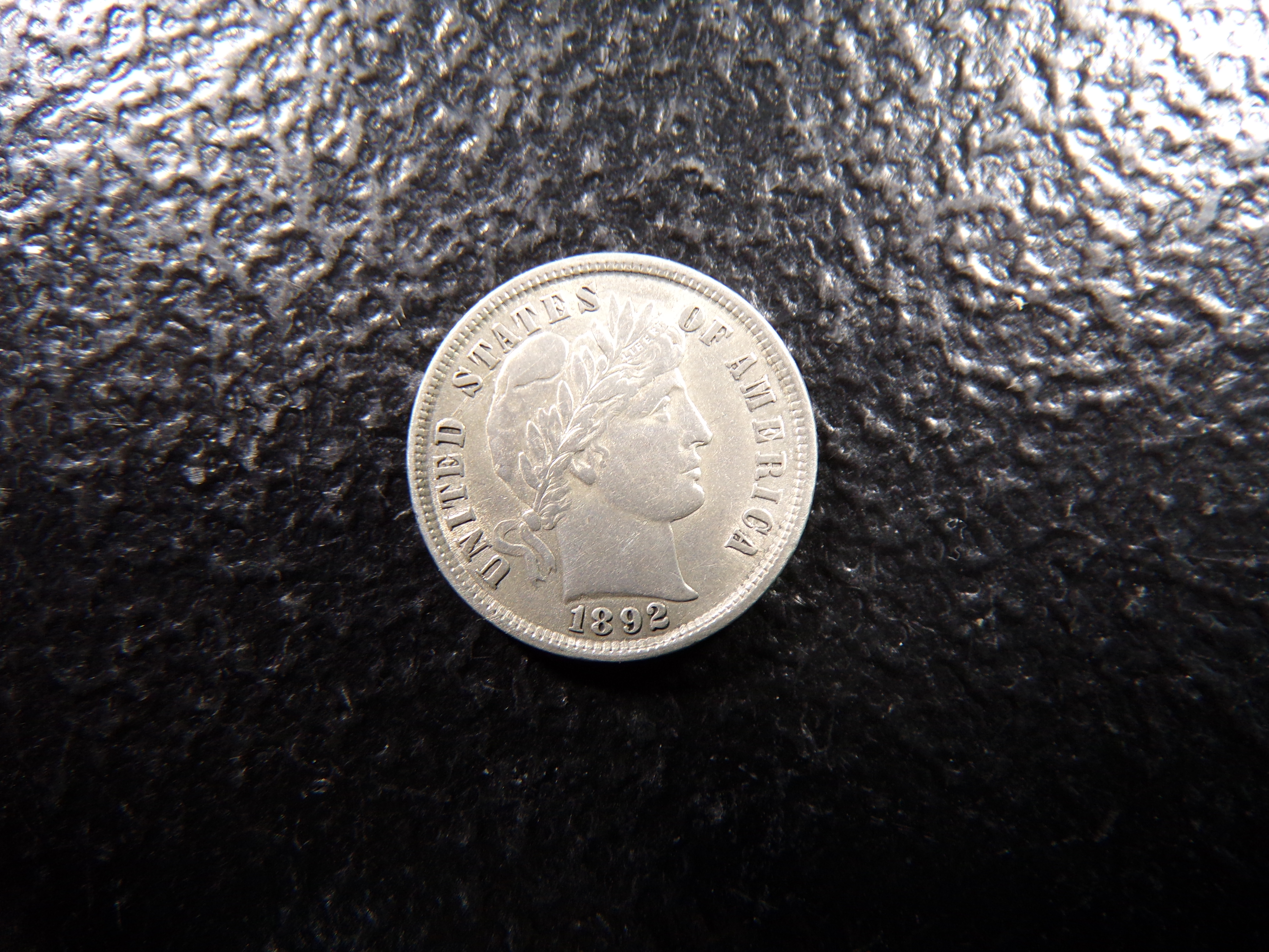 1892 HIGH GRADE BARBER SILVER DIME