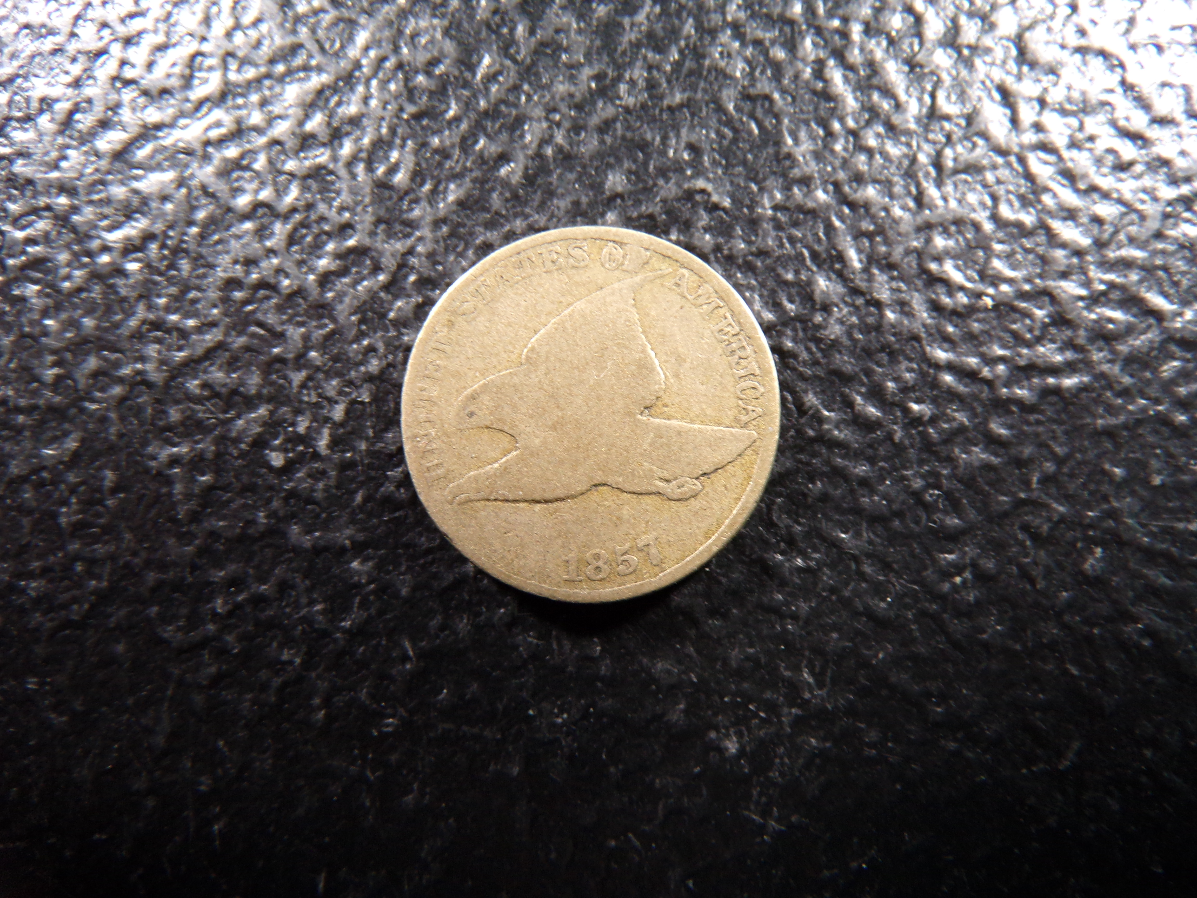 1857 FLYING EAGLE CENT