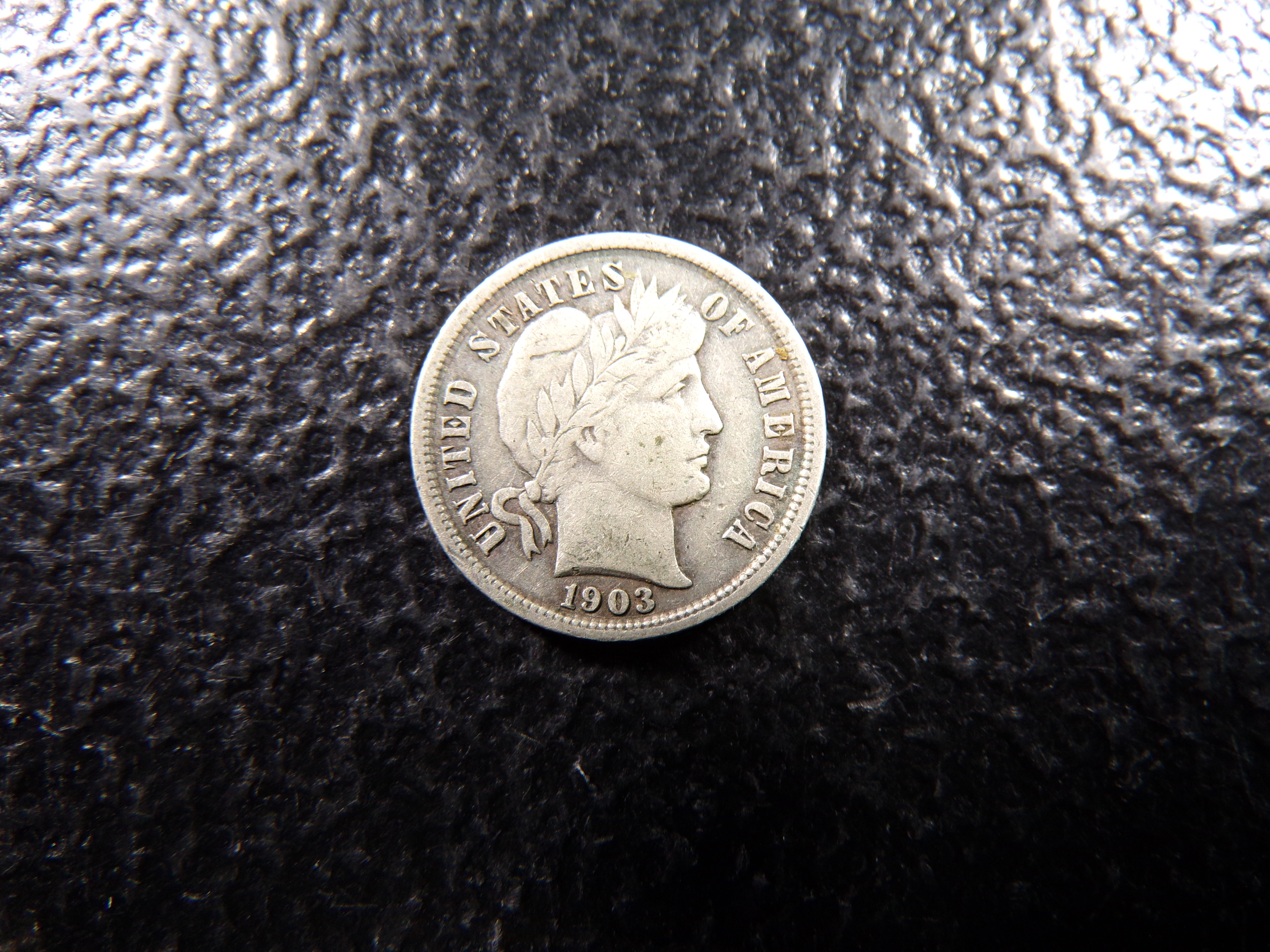 1903 BARBER SILVER DIME
