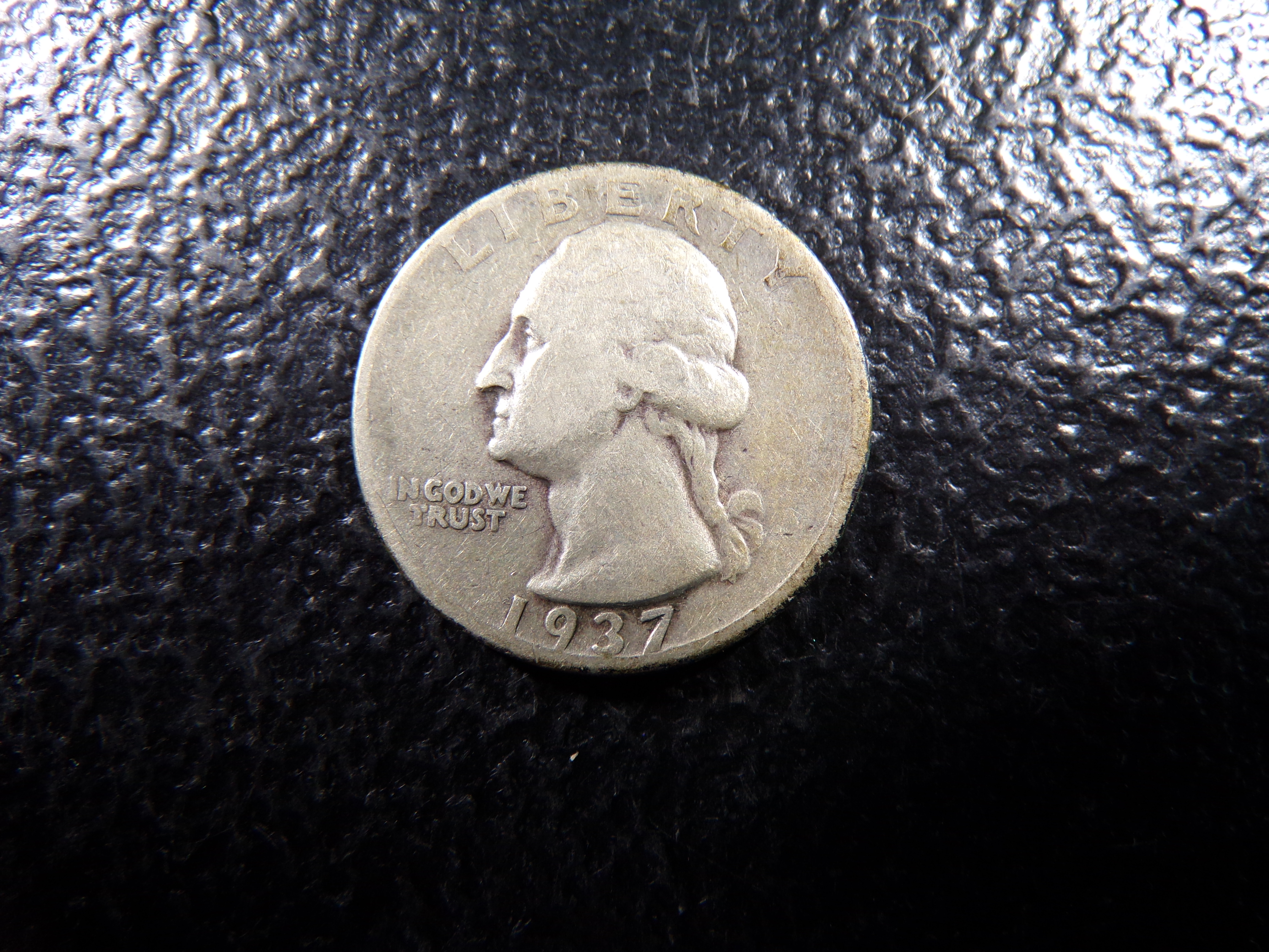 1937 WASHINGTON SILVER QUARTER
