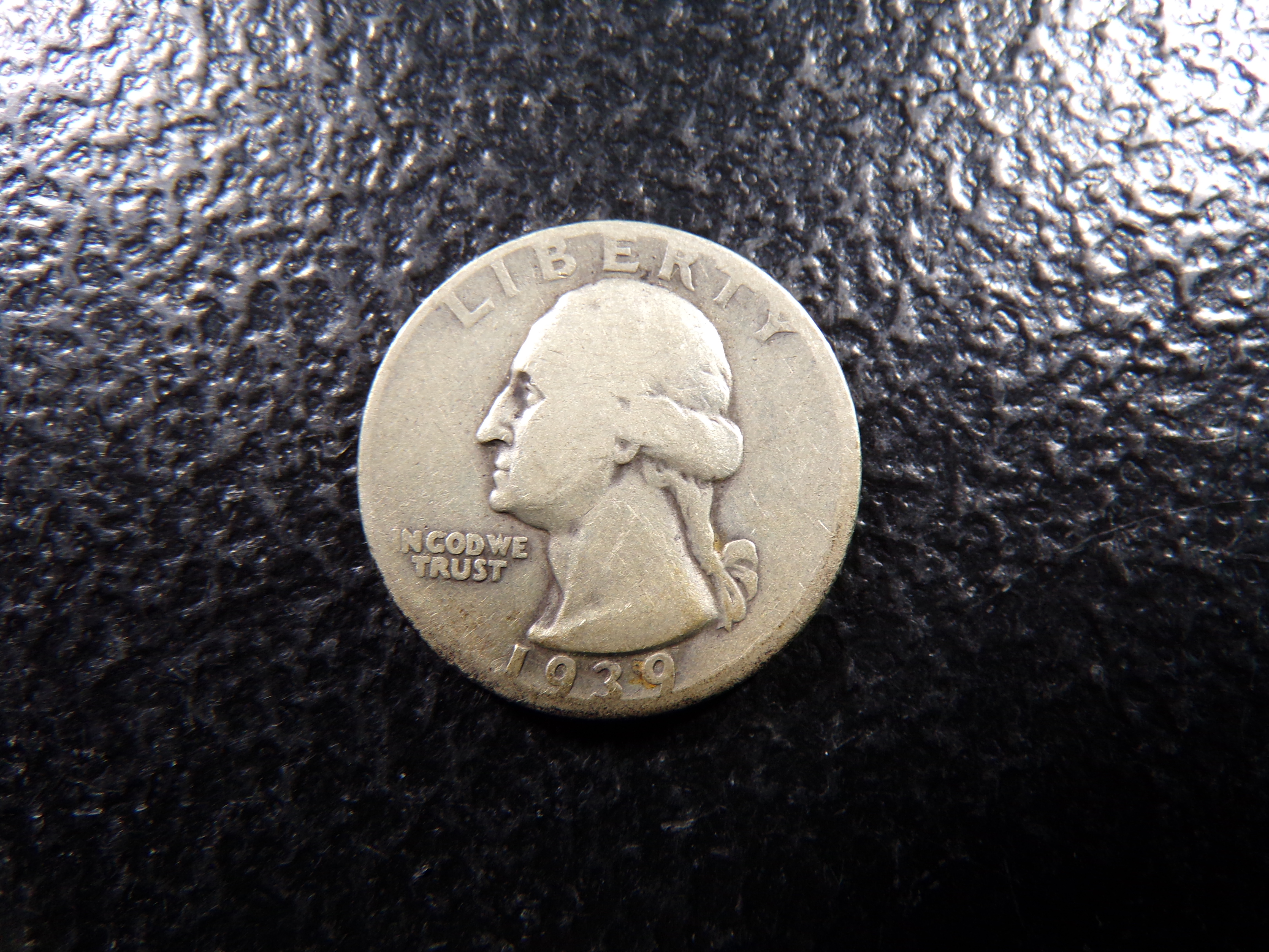 1939-D WASHINGTON SILVER QUARTER