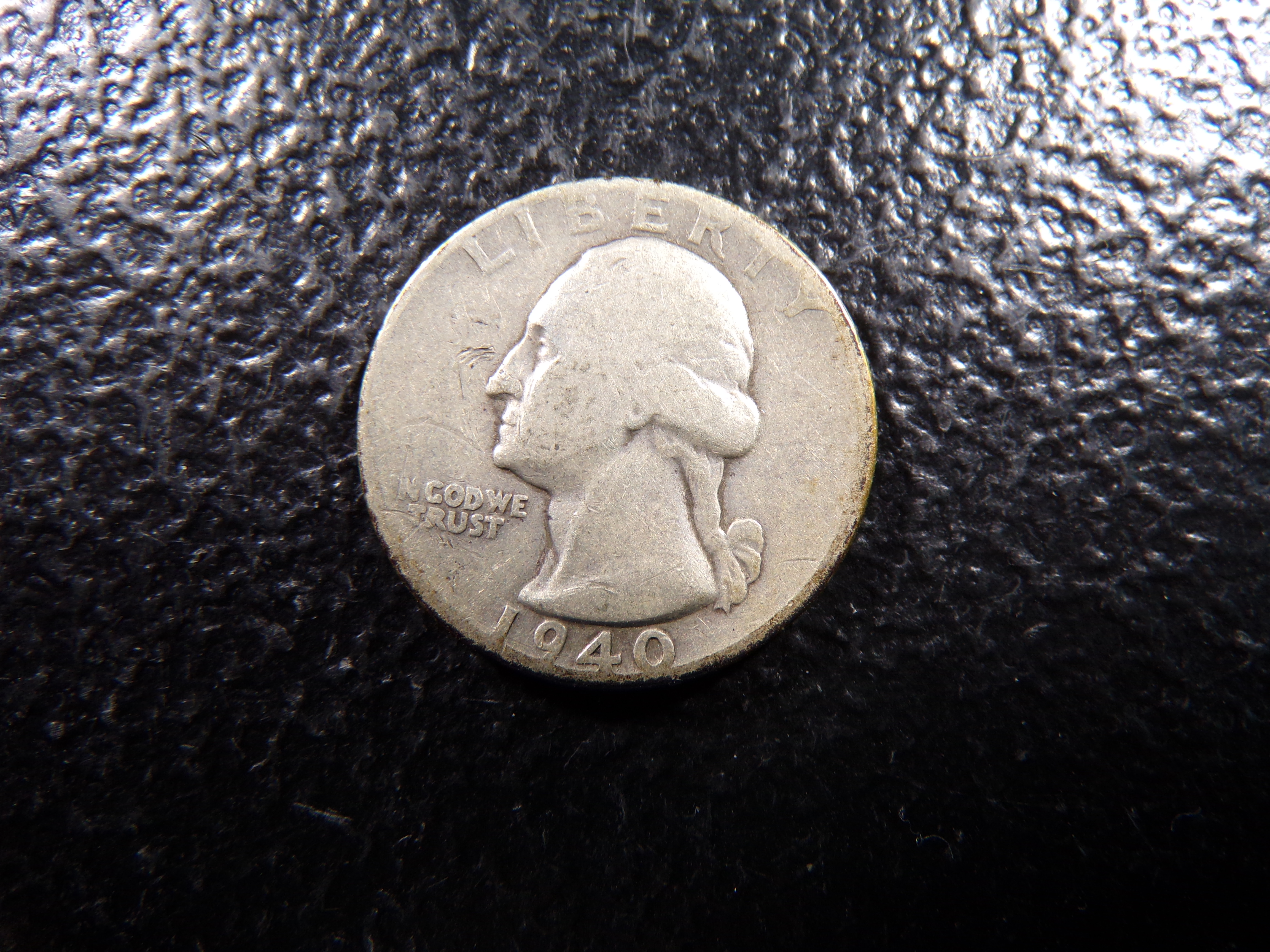 1940 WASHINGTON SILVER QUARTER
