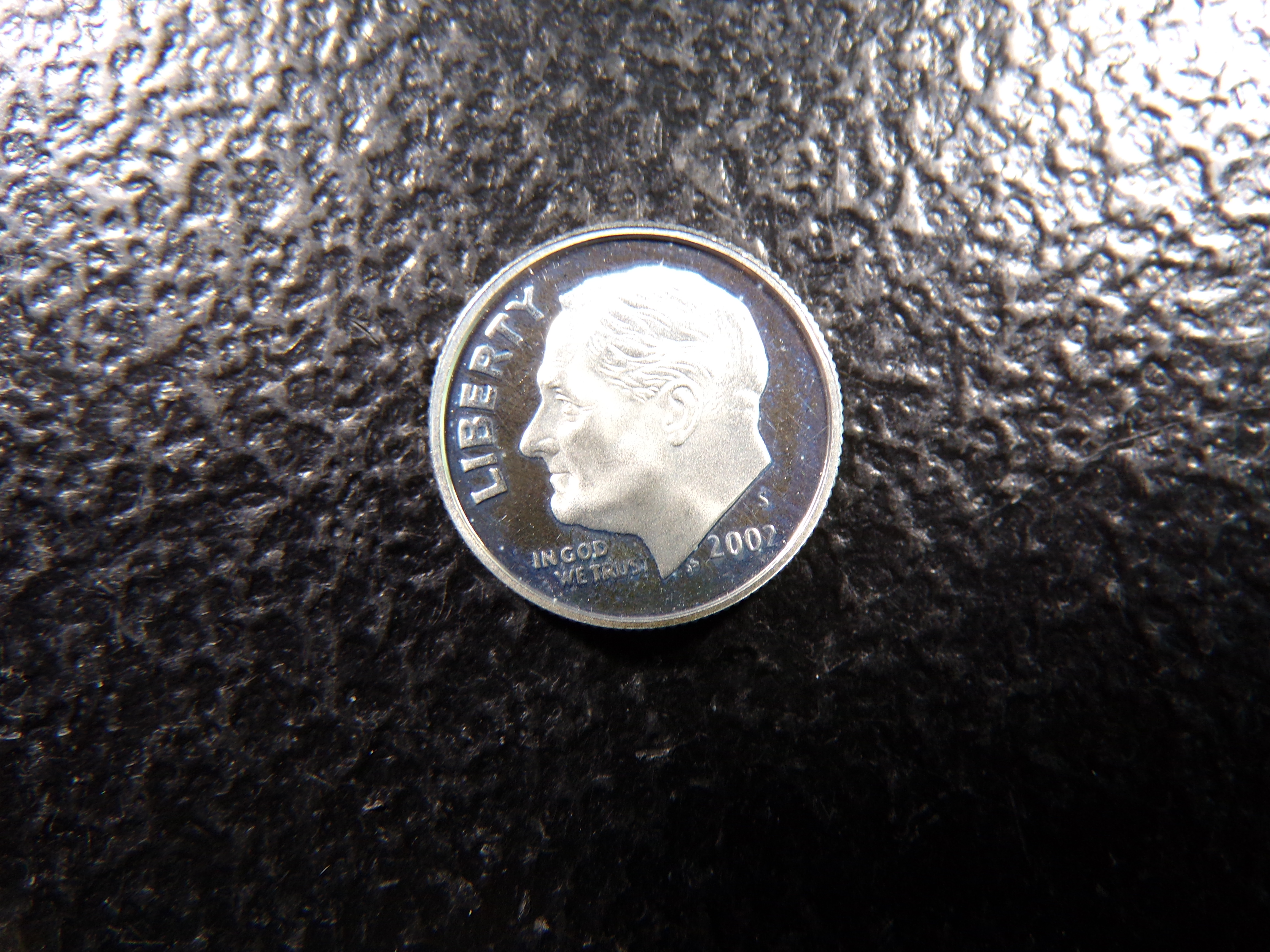 2002-S ROOSEVELT SILVER PROOF DIME
