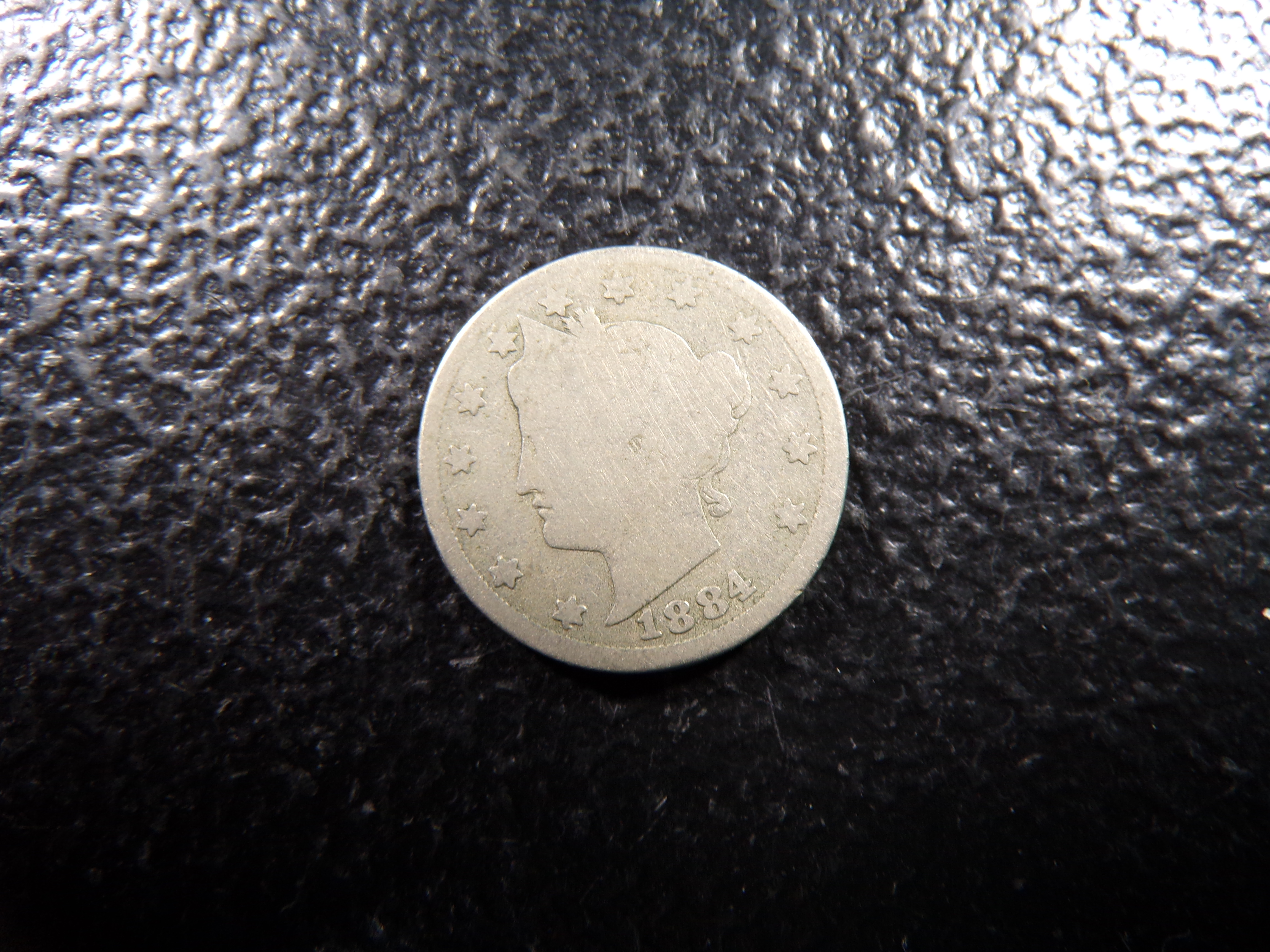 1884 LIBERTY HEAD V NICKEL