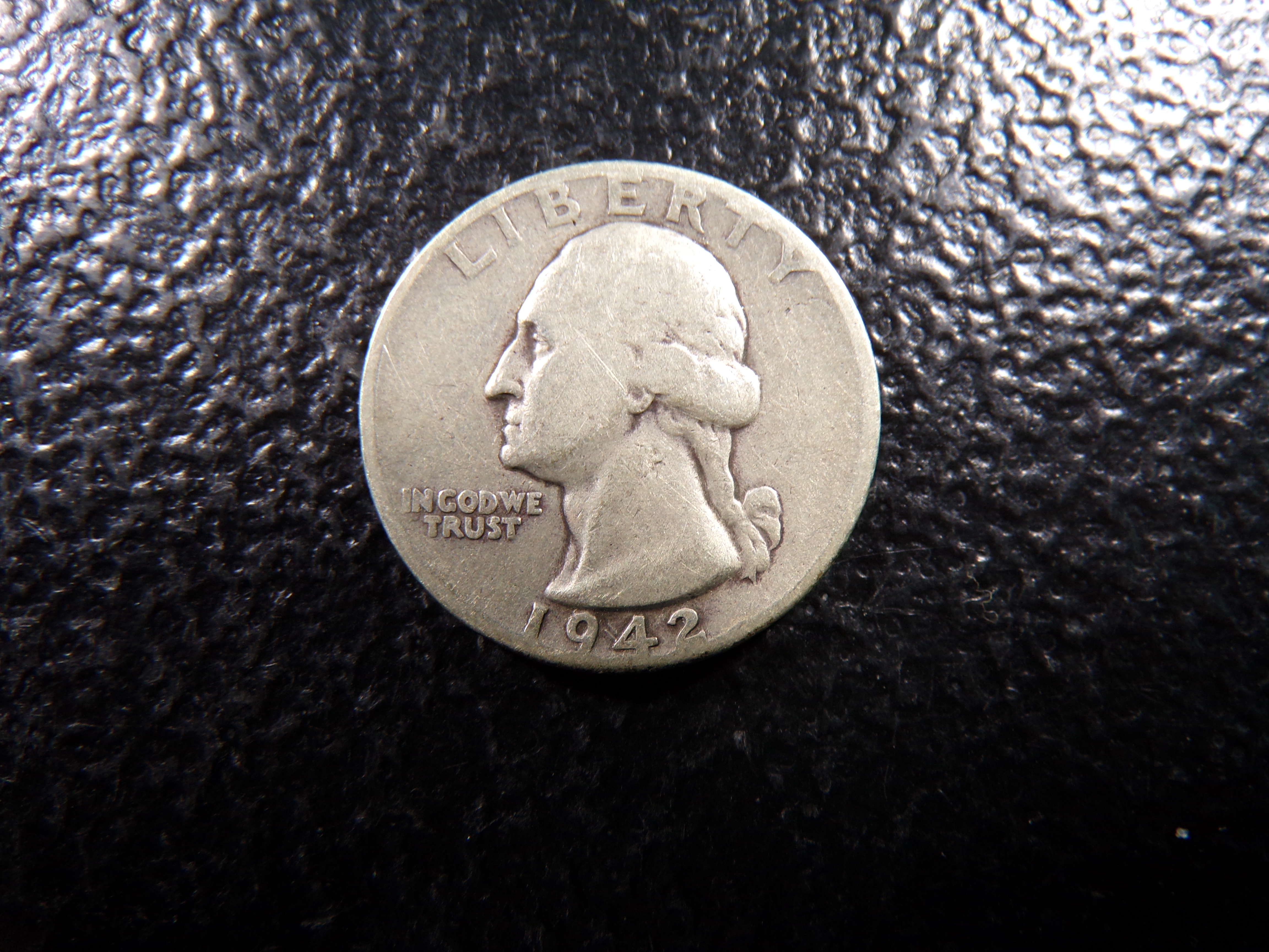 1942 WASHINGTON SILVER QUARTER