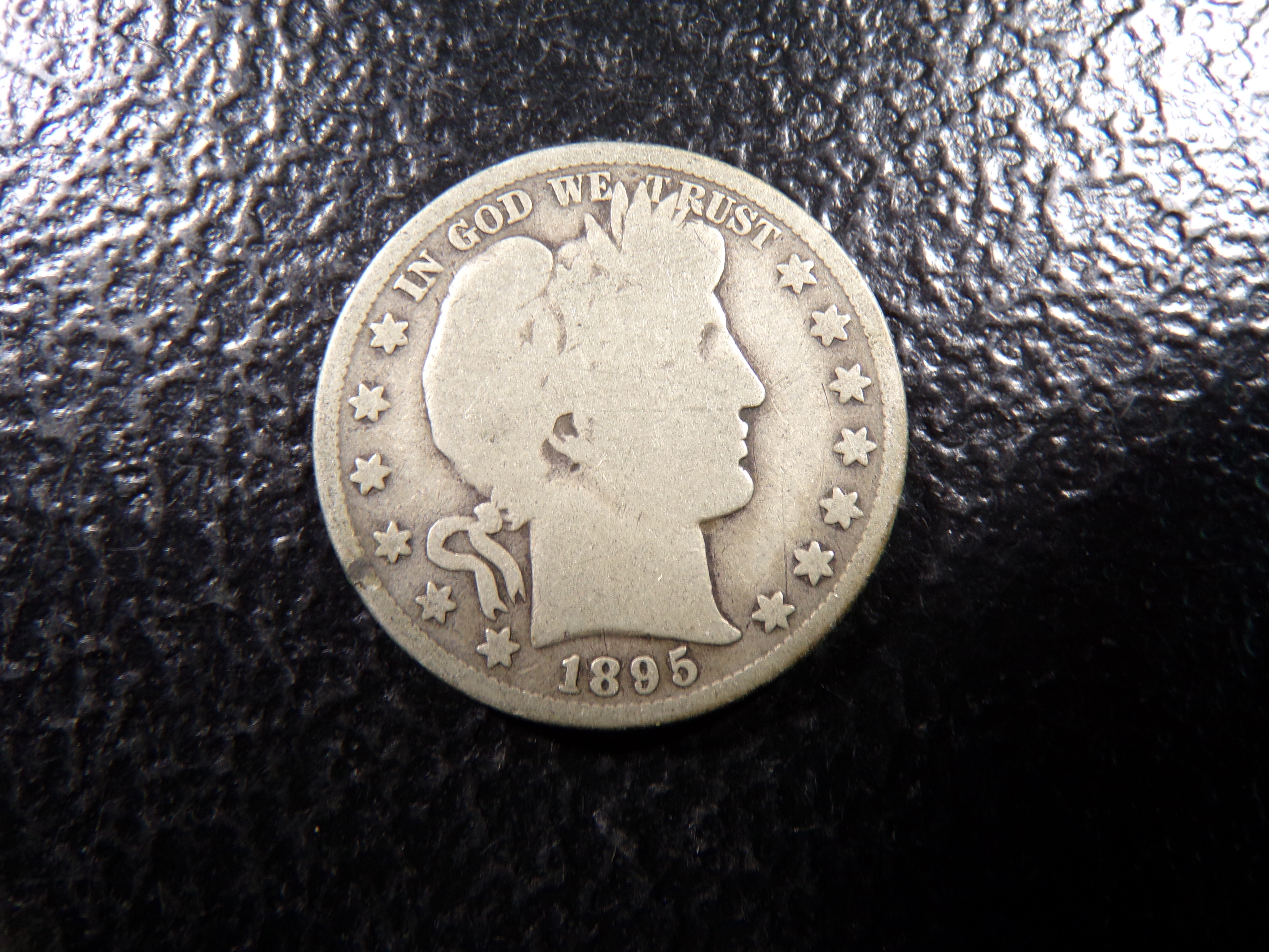 1895 BARBER SILVER HALF DOLLAR