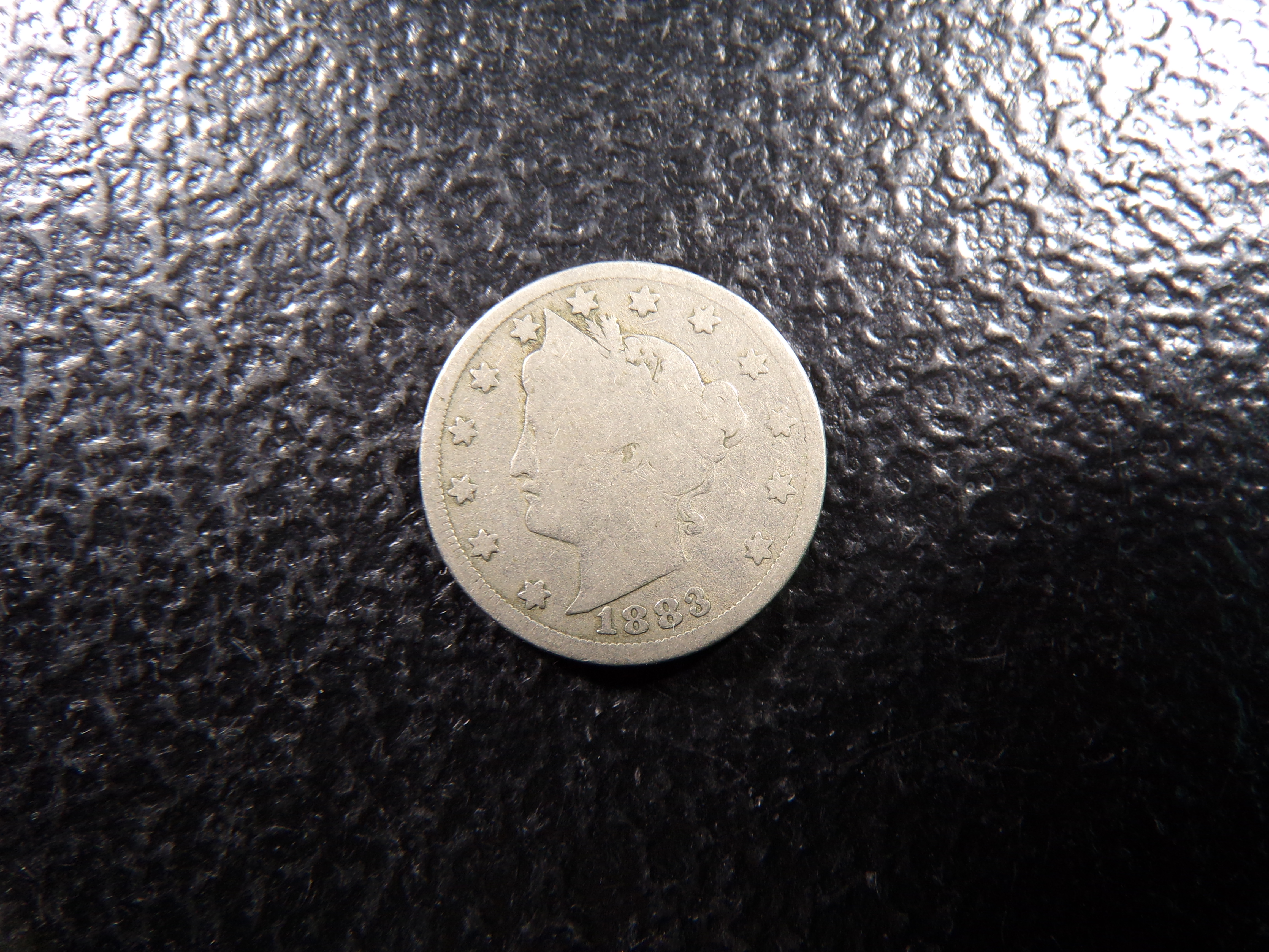 1883 WITH CENTS LIBERTY HEAD V NICKEL