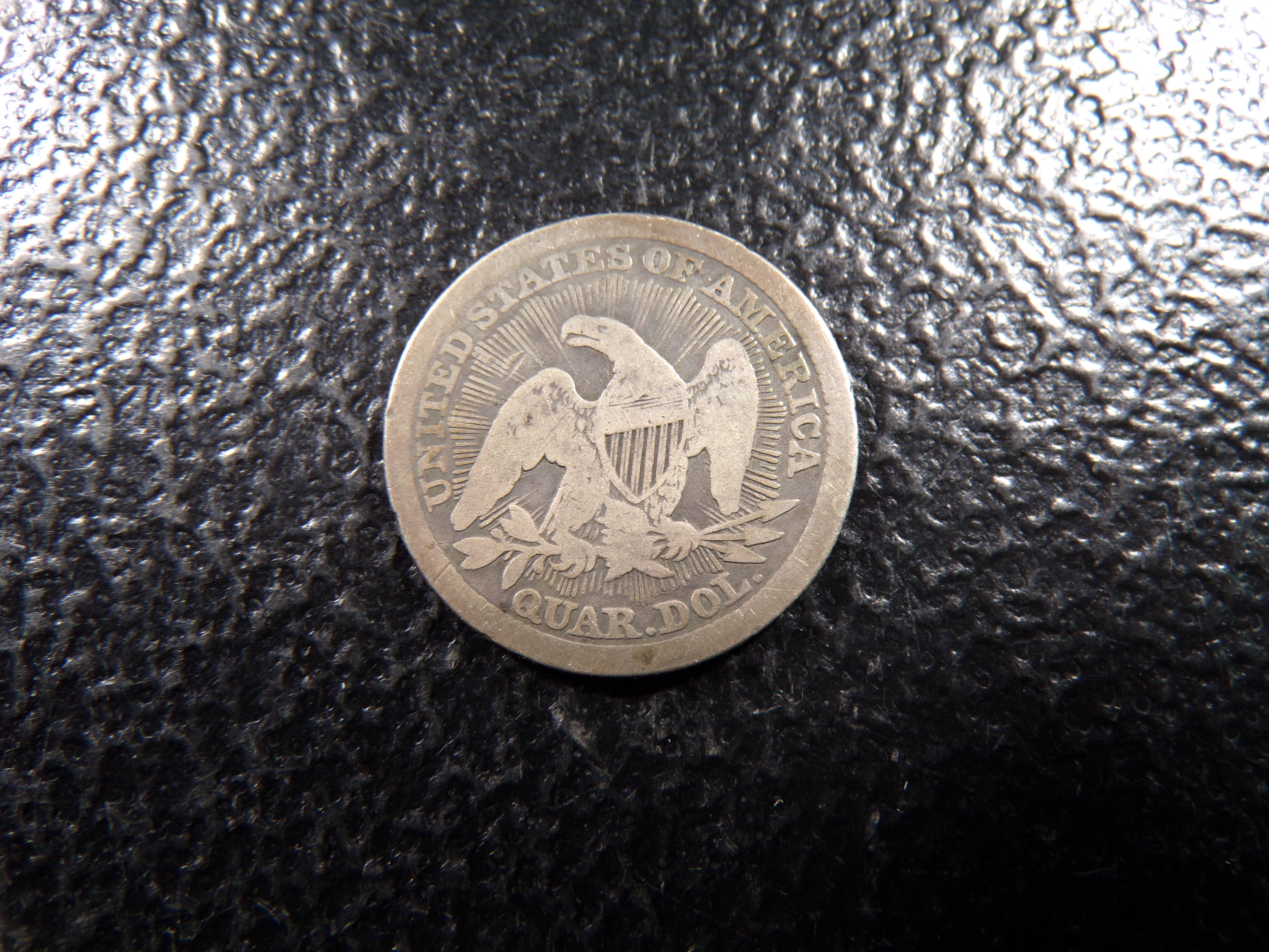 1853 SEATED LIBERTY SILVER QUARTER