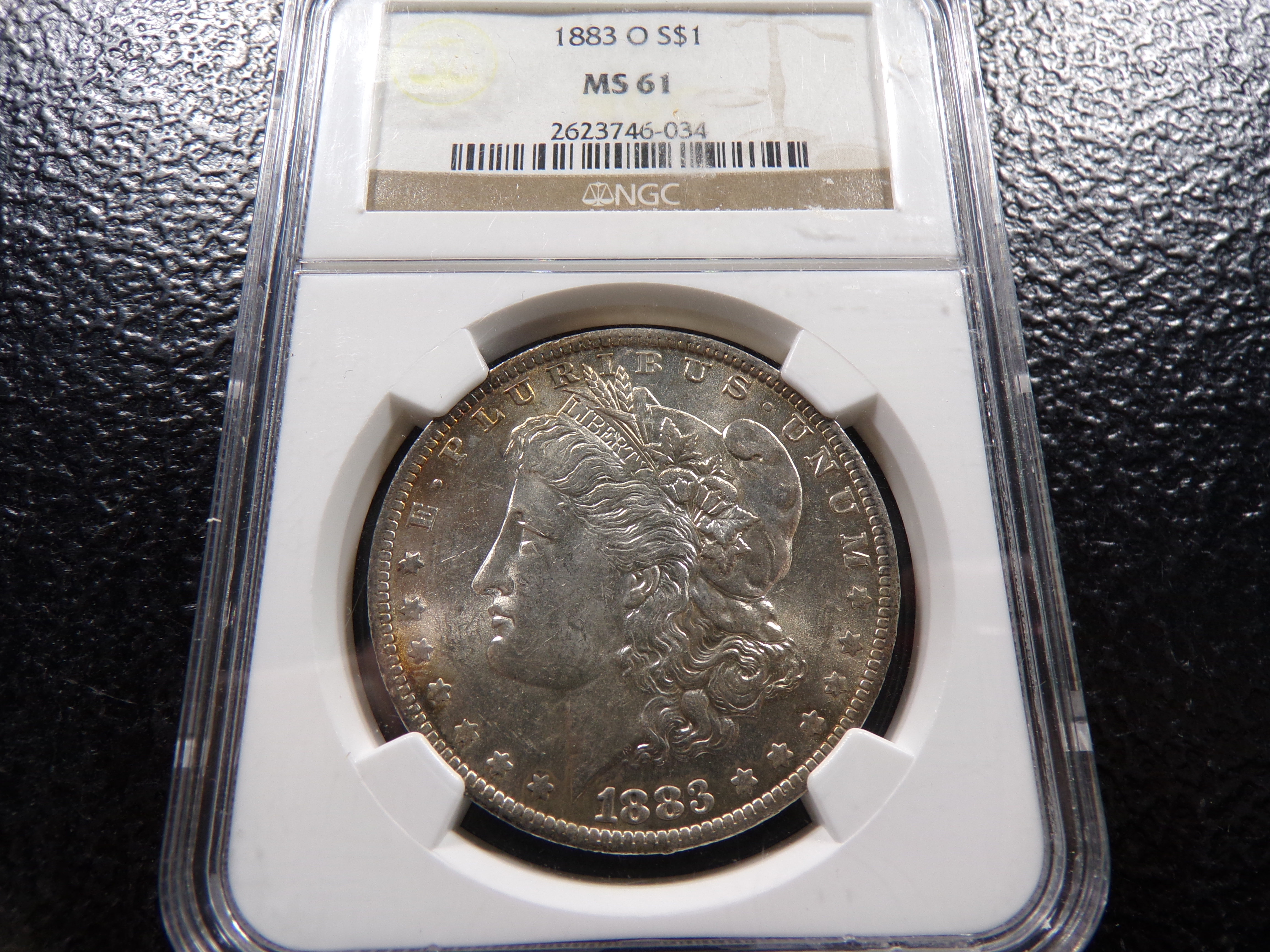 1883-O NGC MS61 MORGAN SILVER DOLLAR