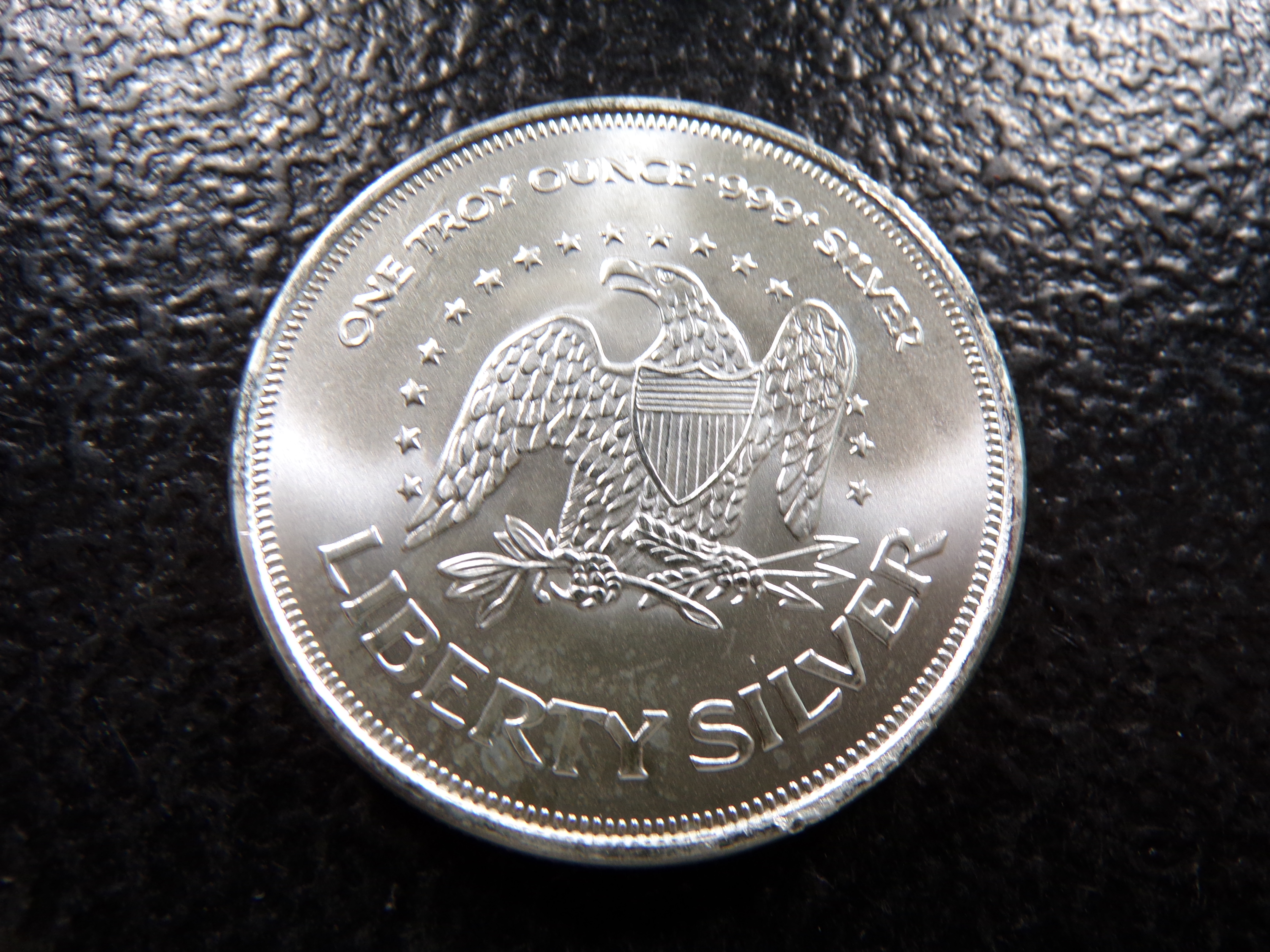 LIBERTY BELL 1 OUNCE 999+ PURE SILVER