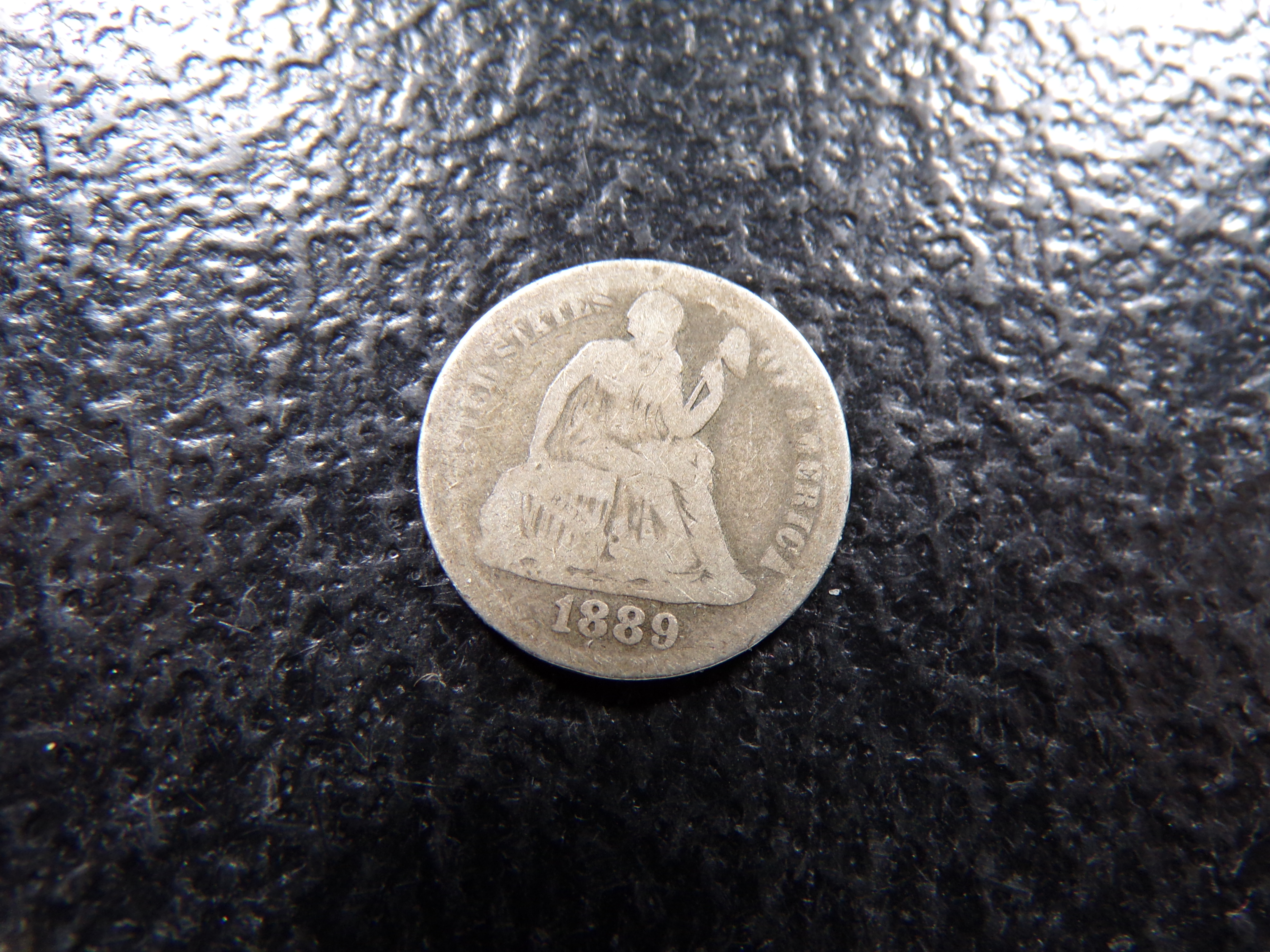 1889 SEATED LIBERTY SILVER DIME